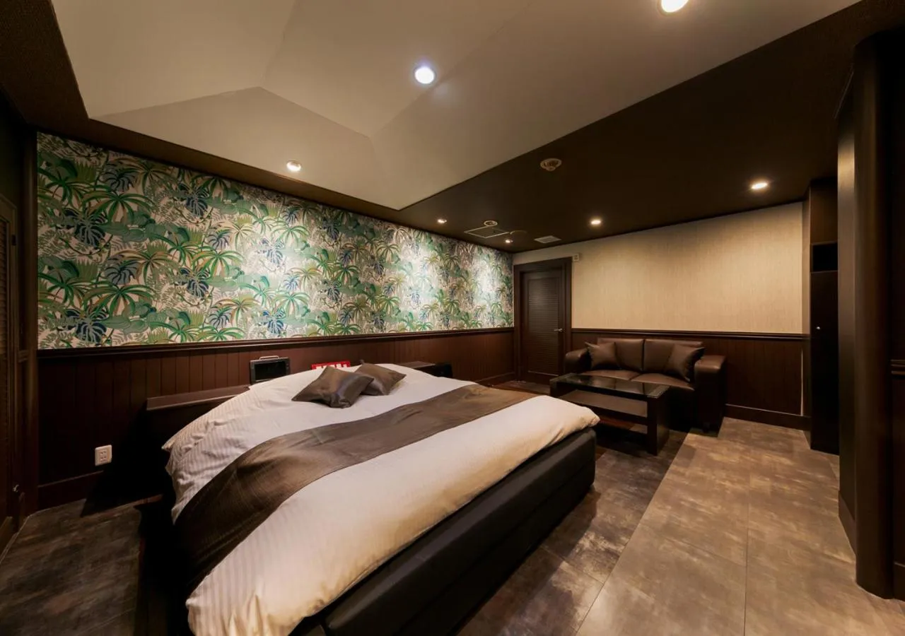 Bed in HOTEL Eldia Japanese Modern (Adult Only)