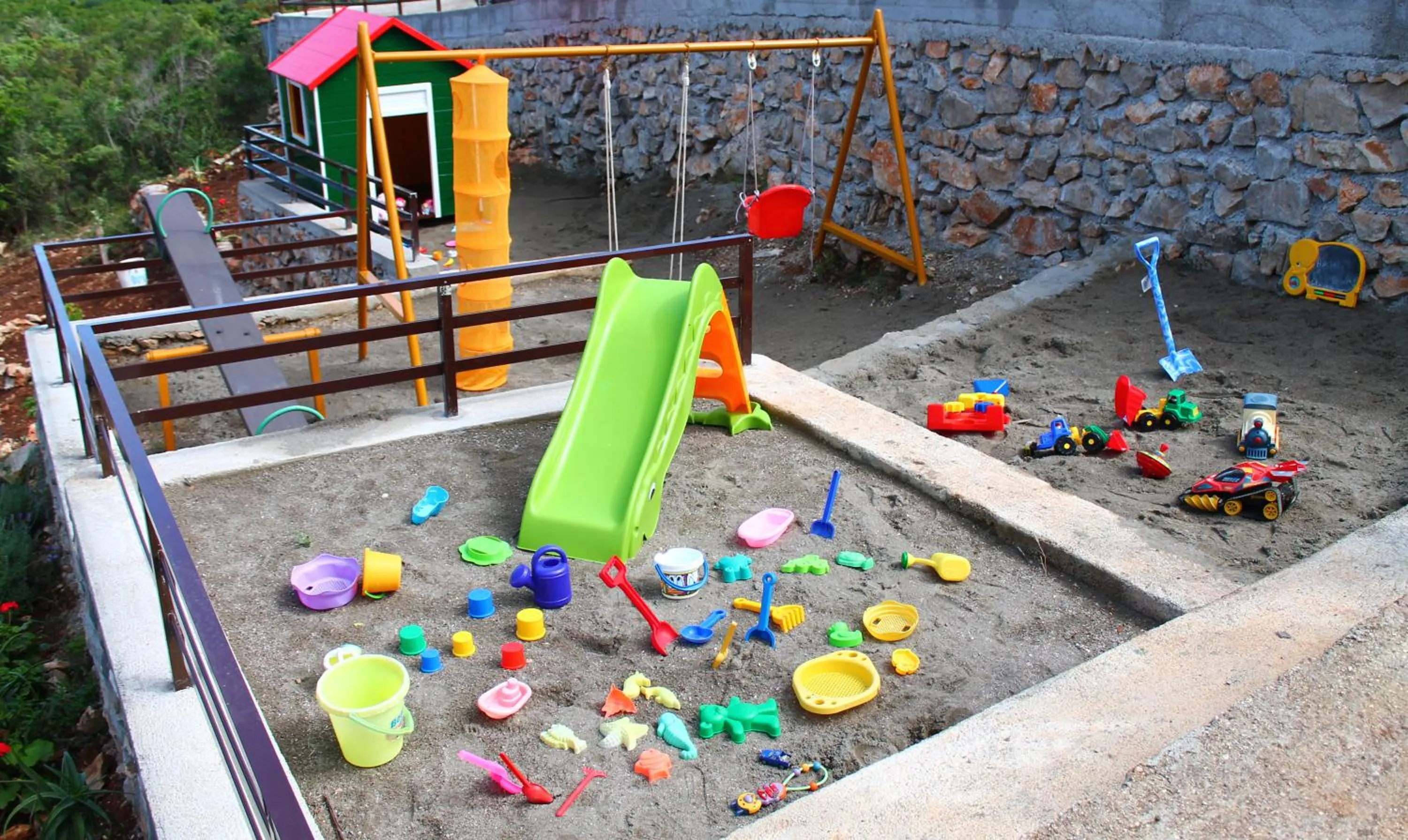 Children play ground in Apartments Villa Milna 2