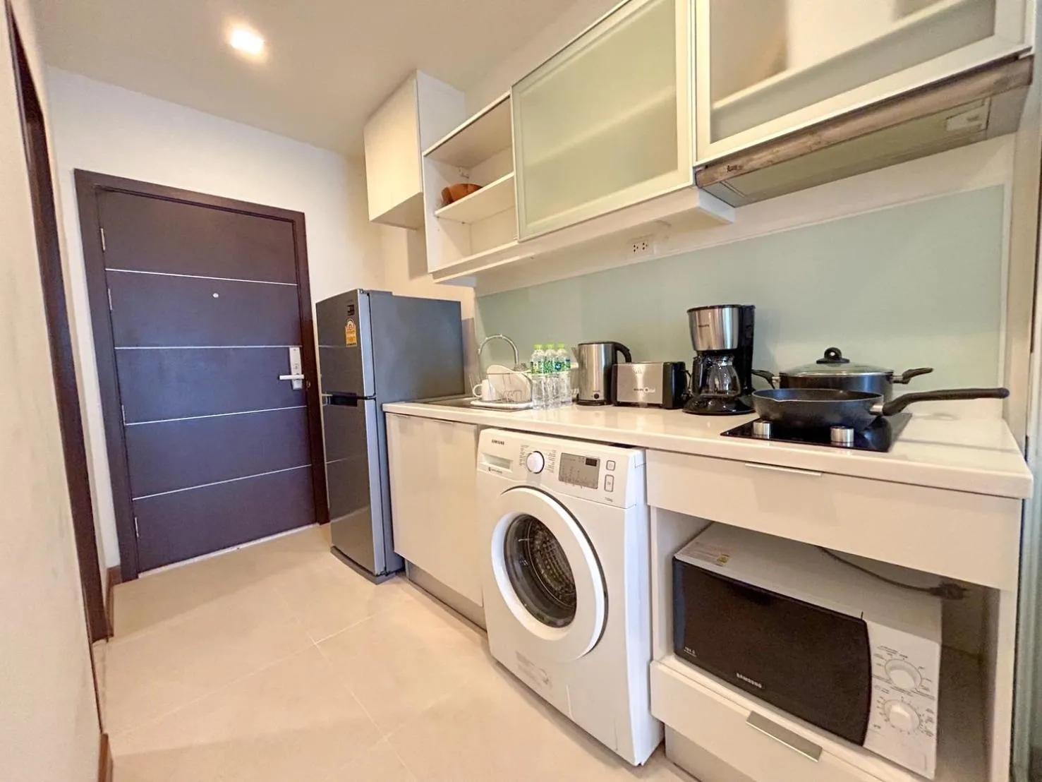Kitchen or kitchenette in The Astra Residence