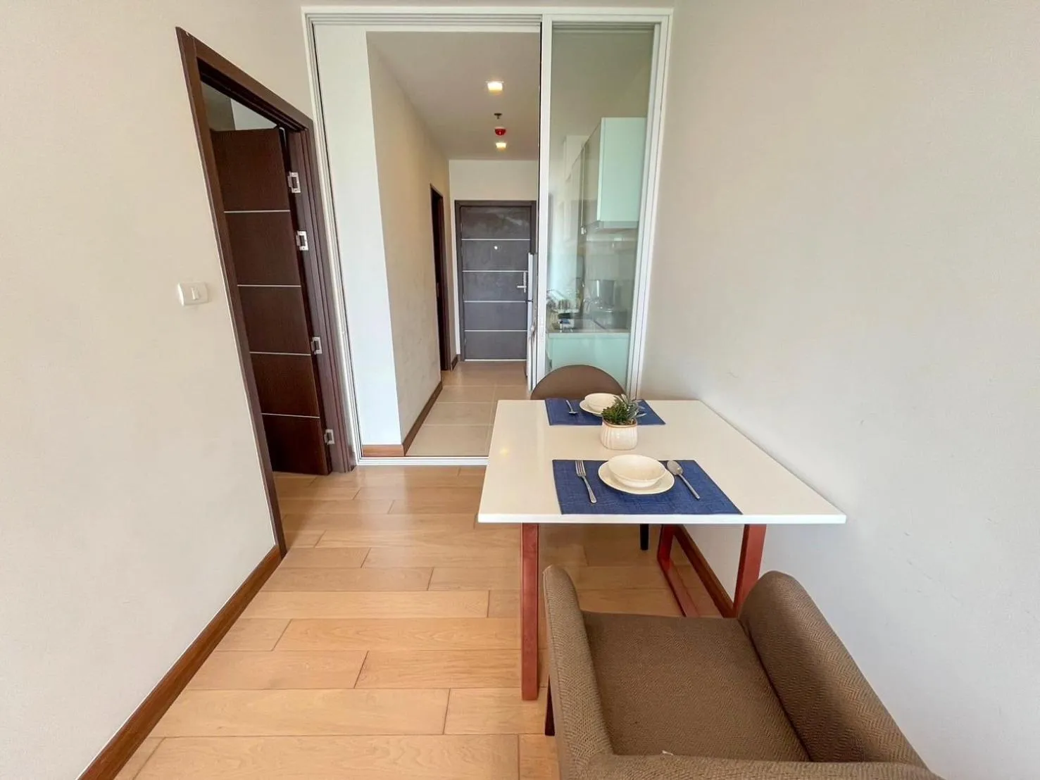Seating area in The Astra Residence