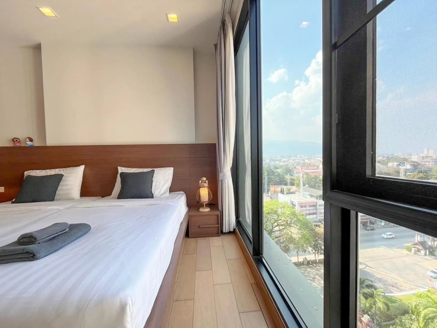 Bedroom, Bed in The Astra Residence