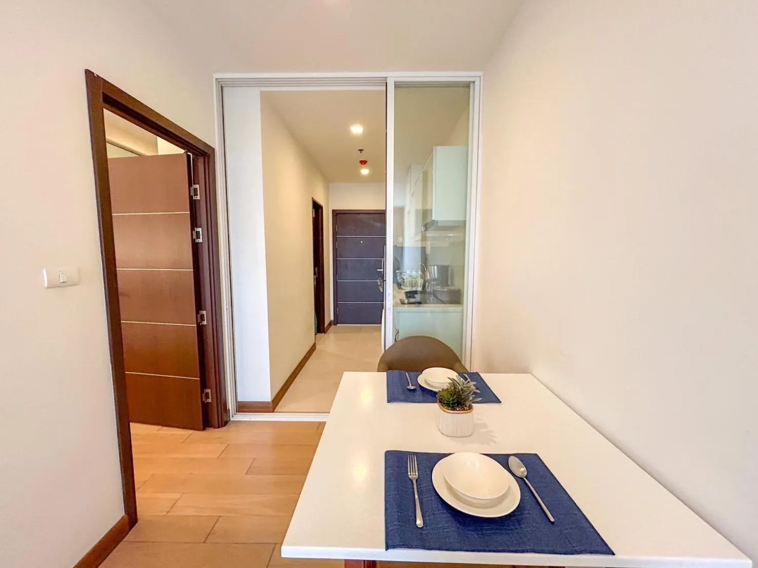 Dining area in The Astra Residence
