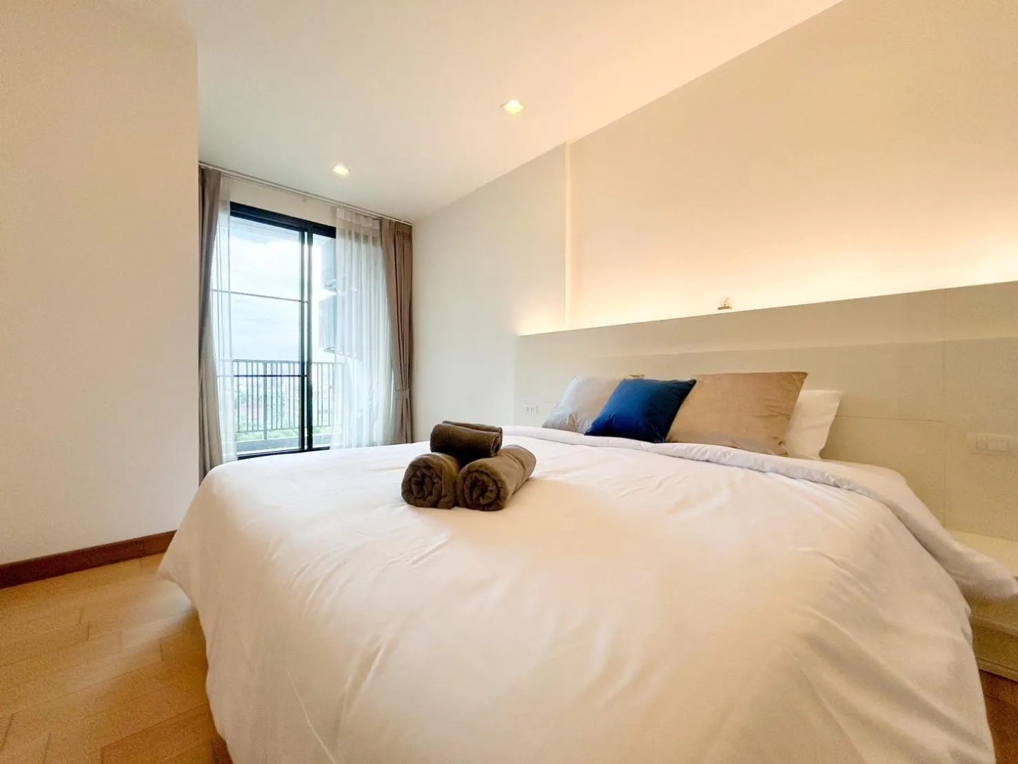 Bed in The Astra Residence