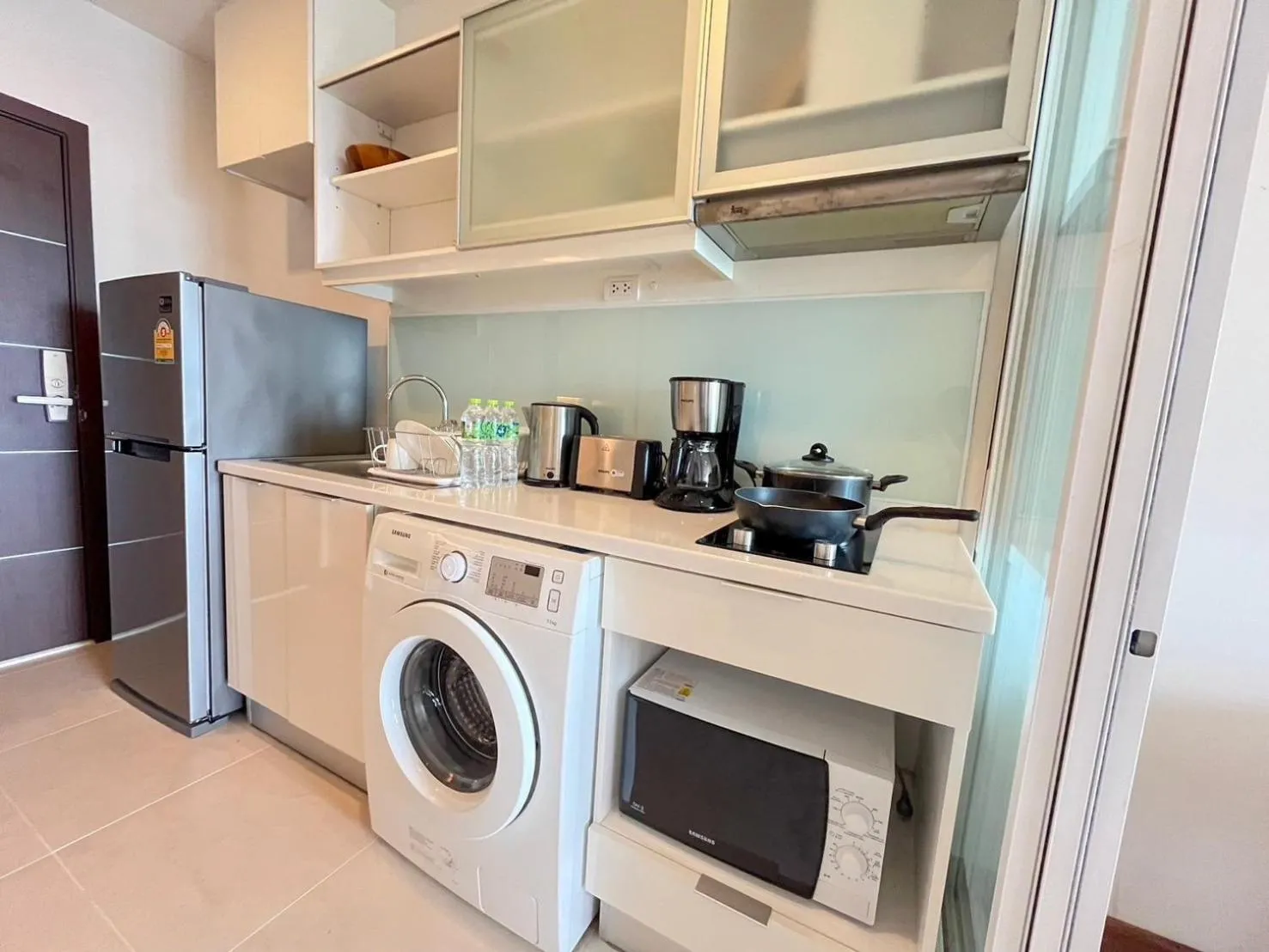 Kitchen or kitchenette in The Astra Residence