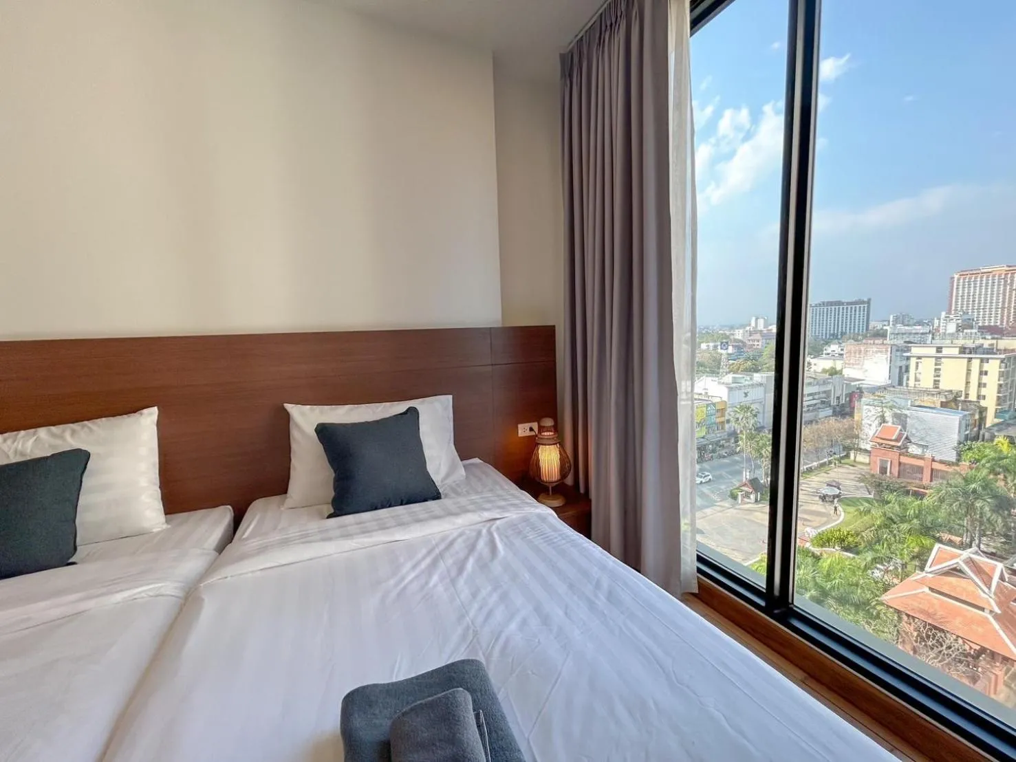 Bedroom, Bed in The Astra Residence