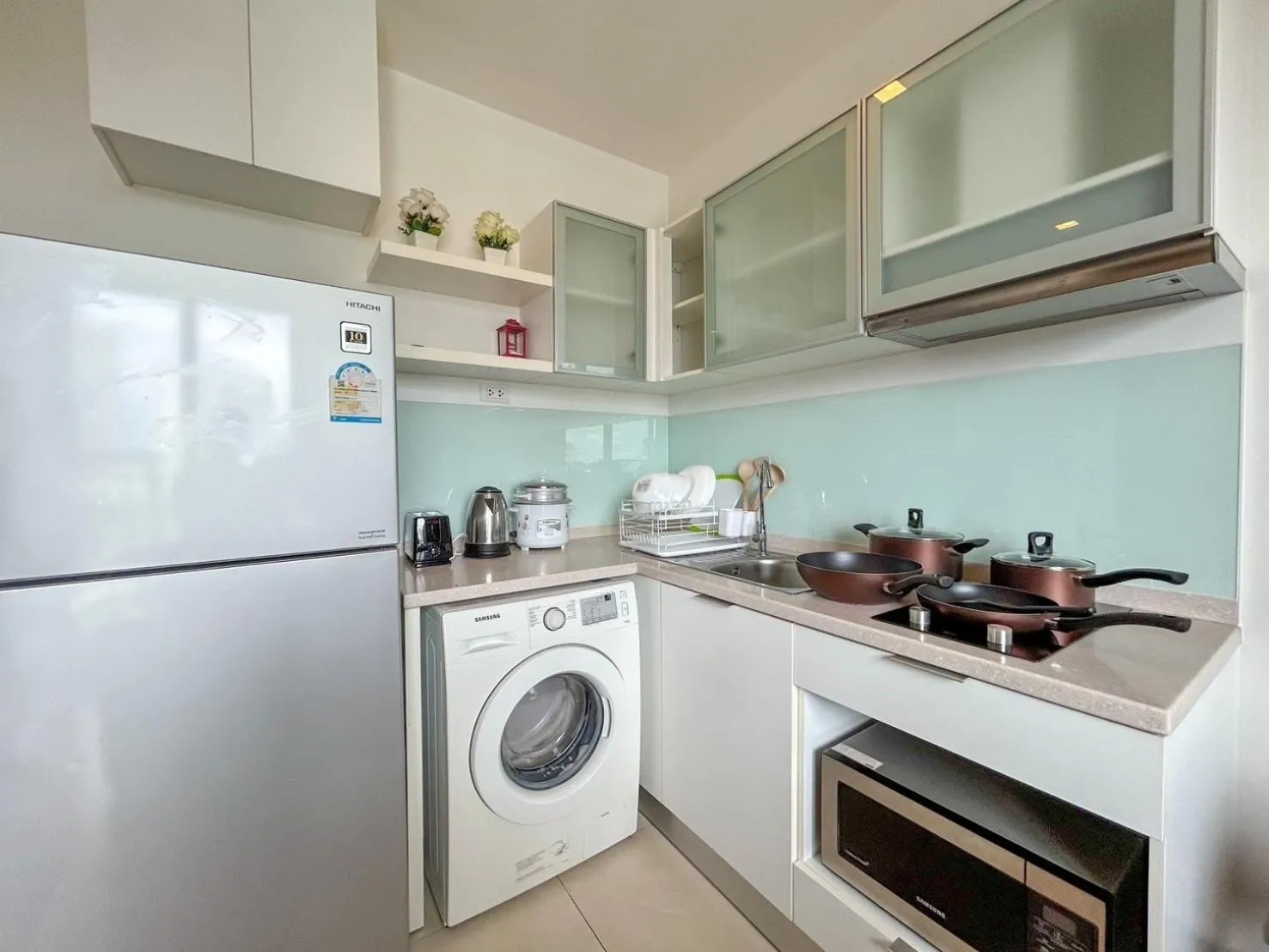 Kitchen or kitchenette in The Astra Residence