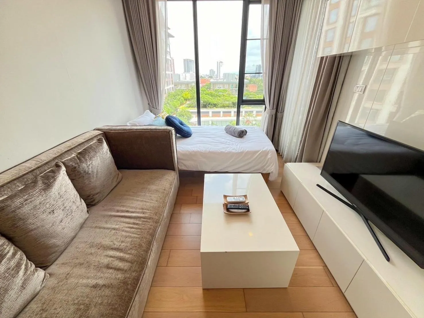 Living room in The Astra Residence