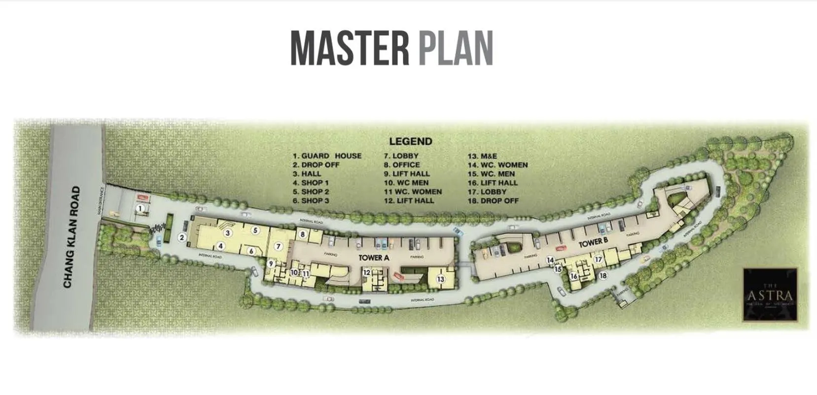 Floor plan in The Astra Residence