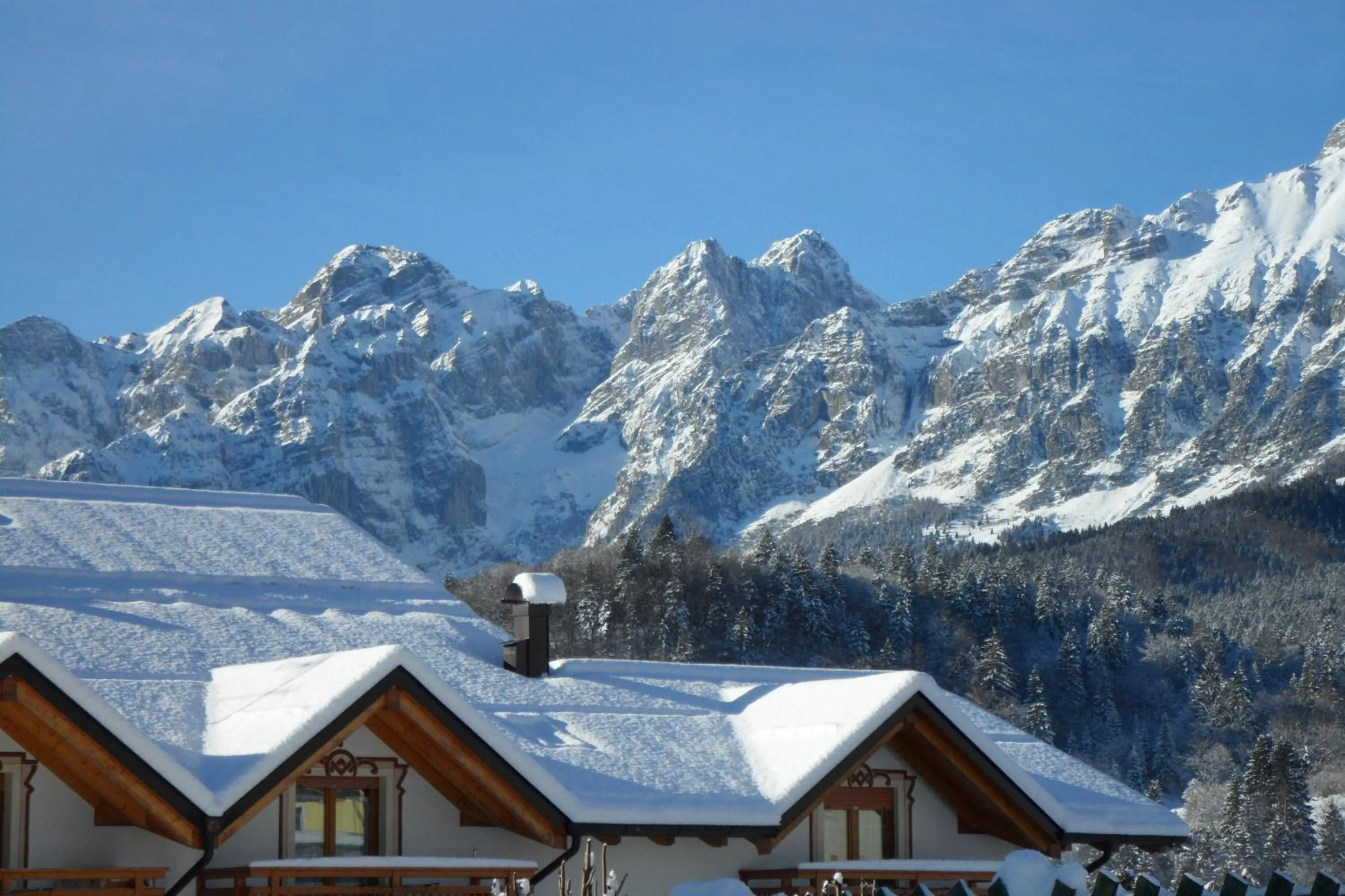 Mountain view in Hotel Franco
