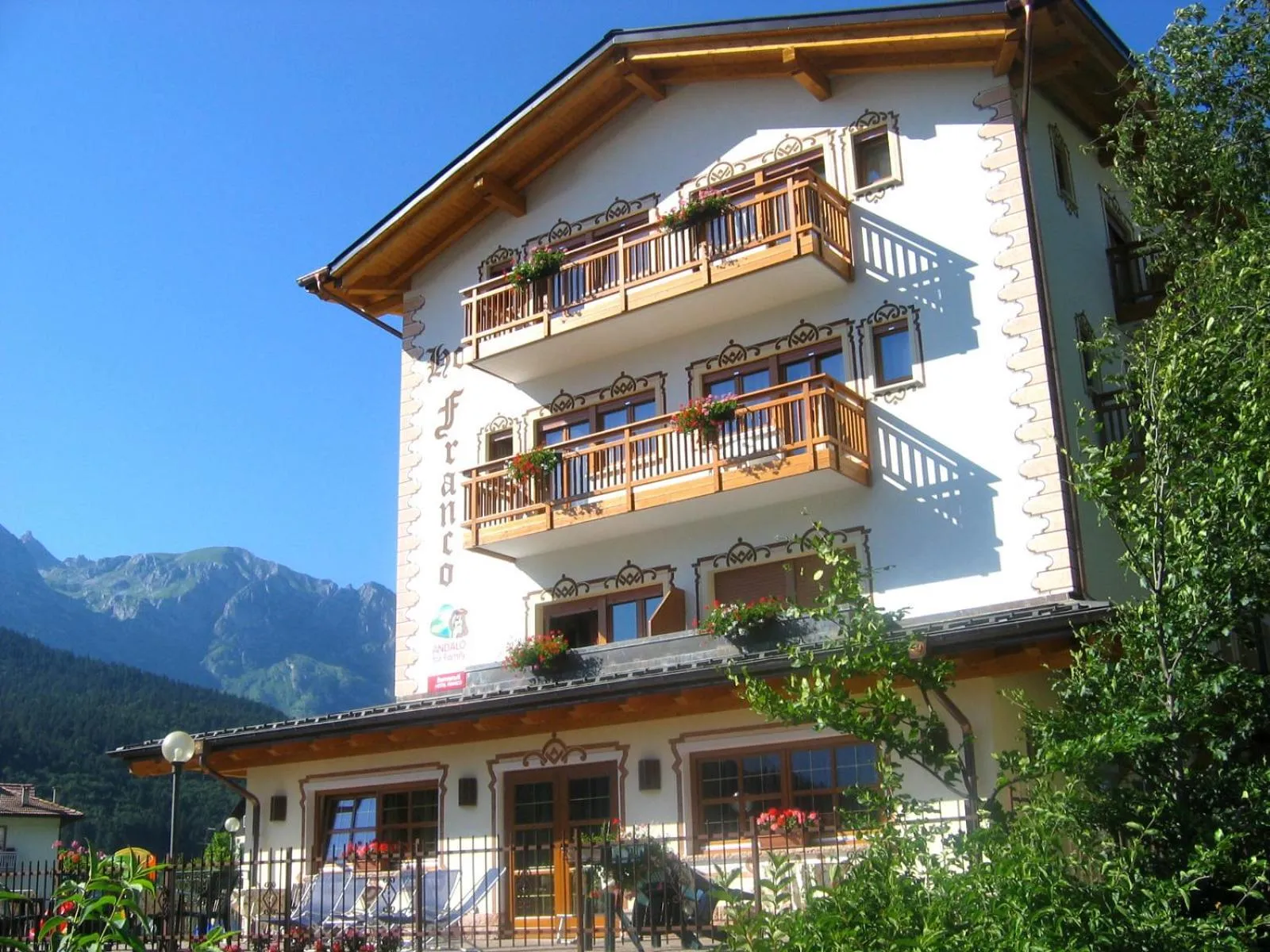 Property building in Hotel Franco