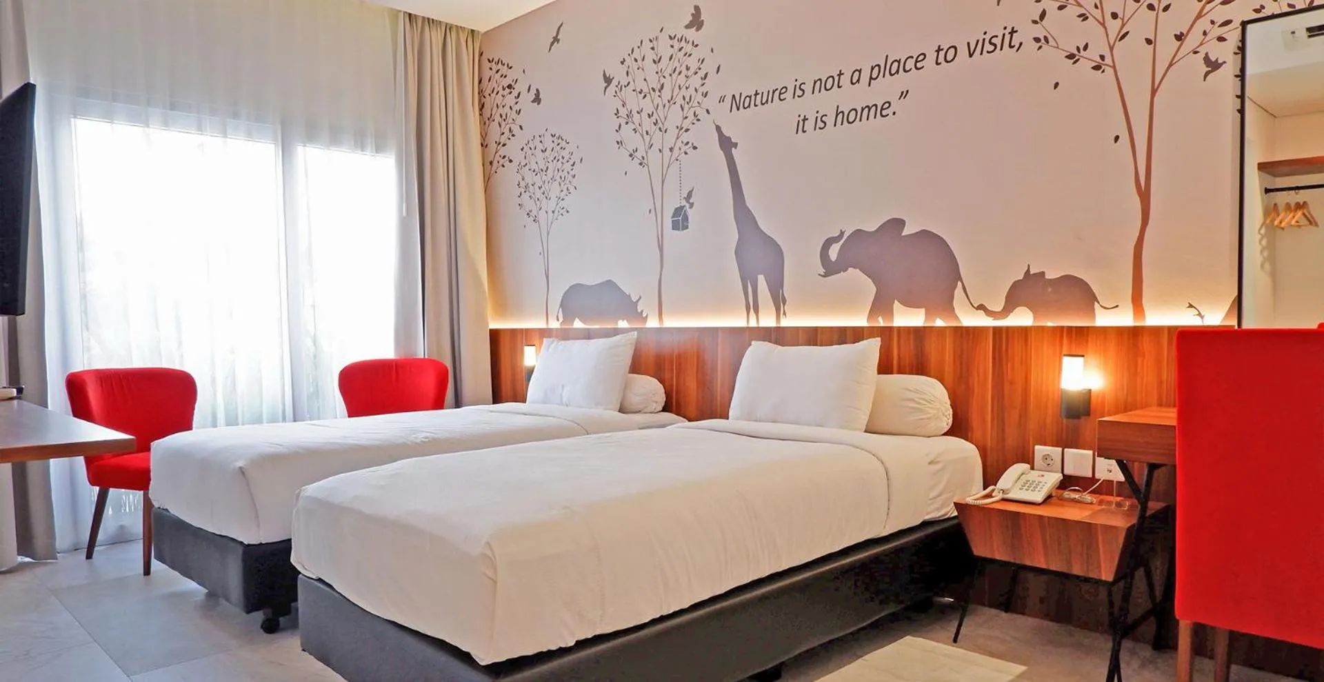 Bed in Front One Resort Magelang