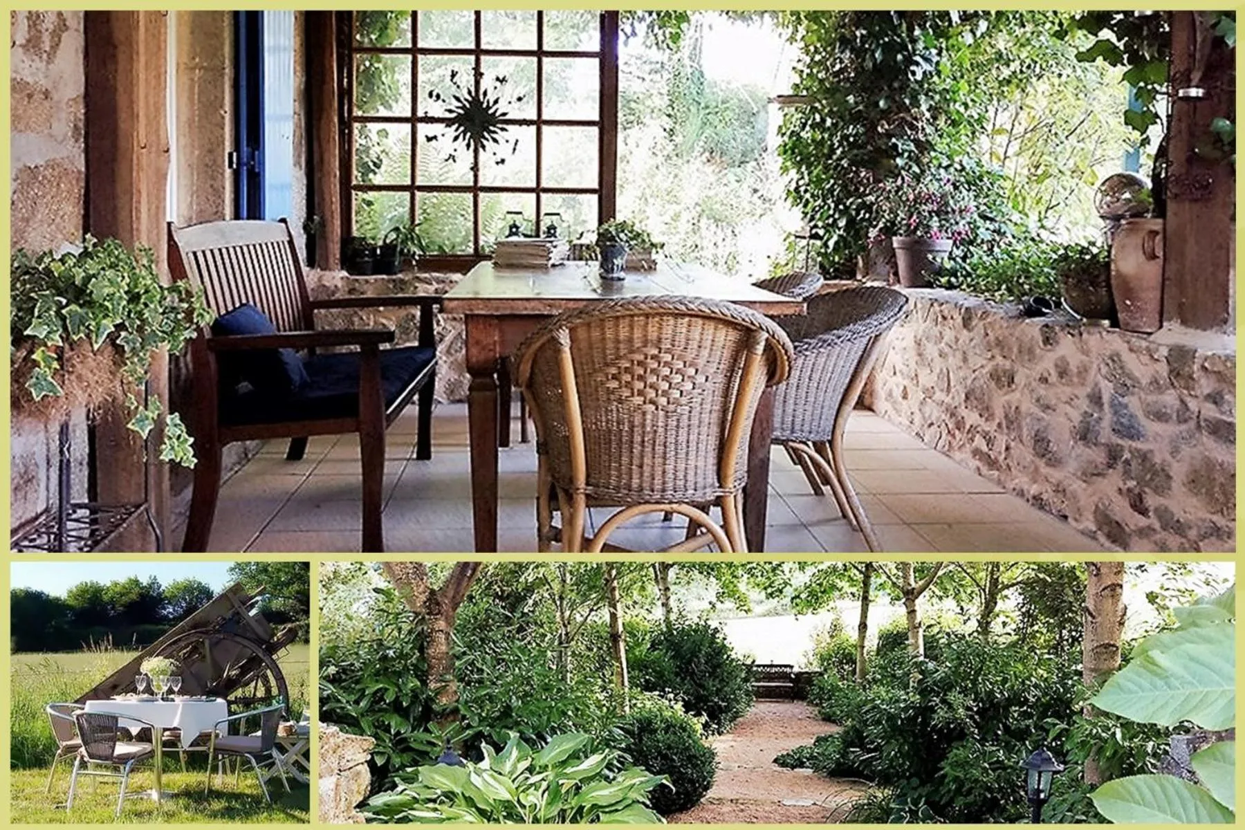 Garden in Le Cuisinier en Combraille