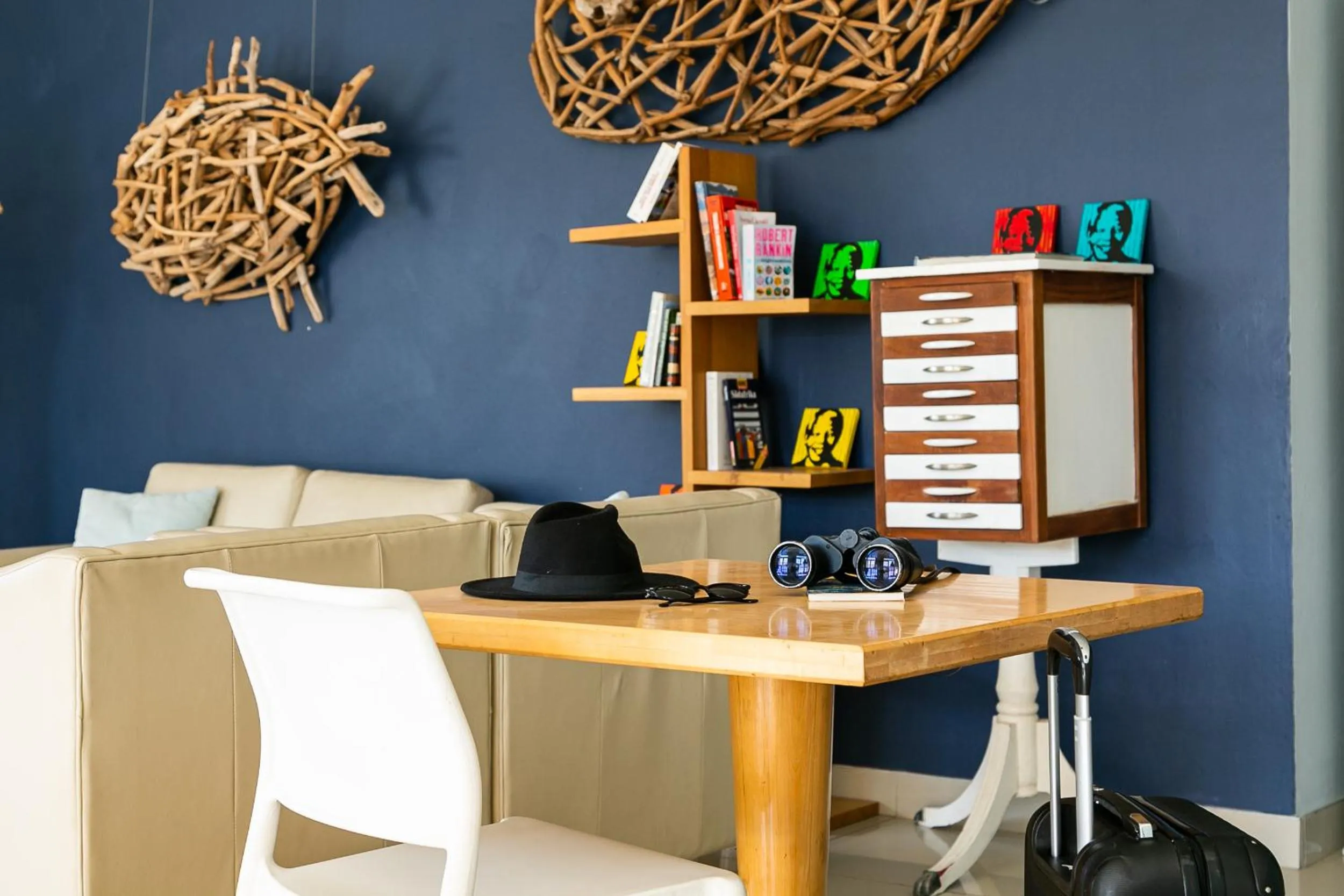 Library in Zzzone Boutique Hostel