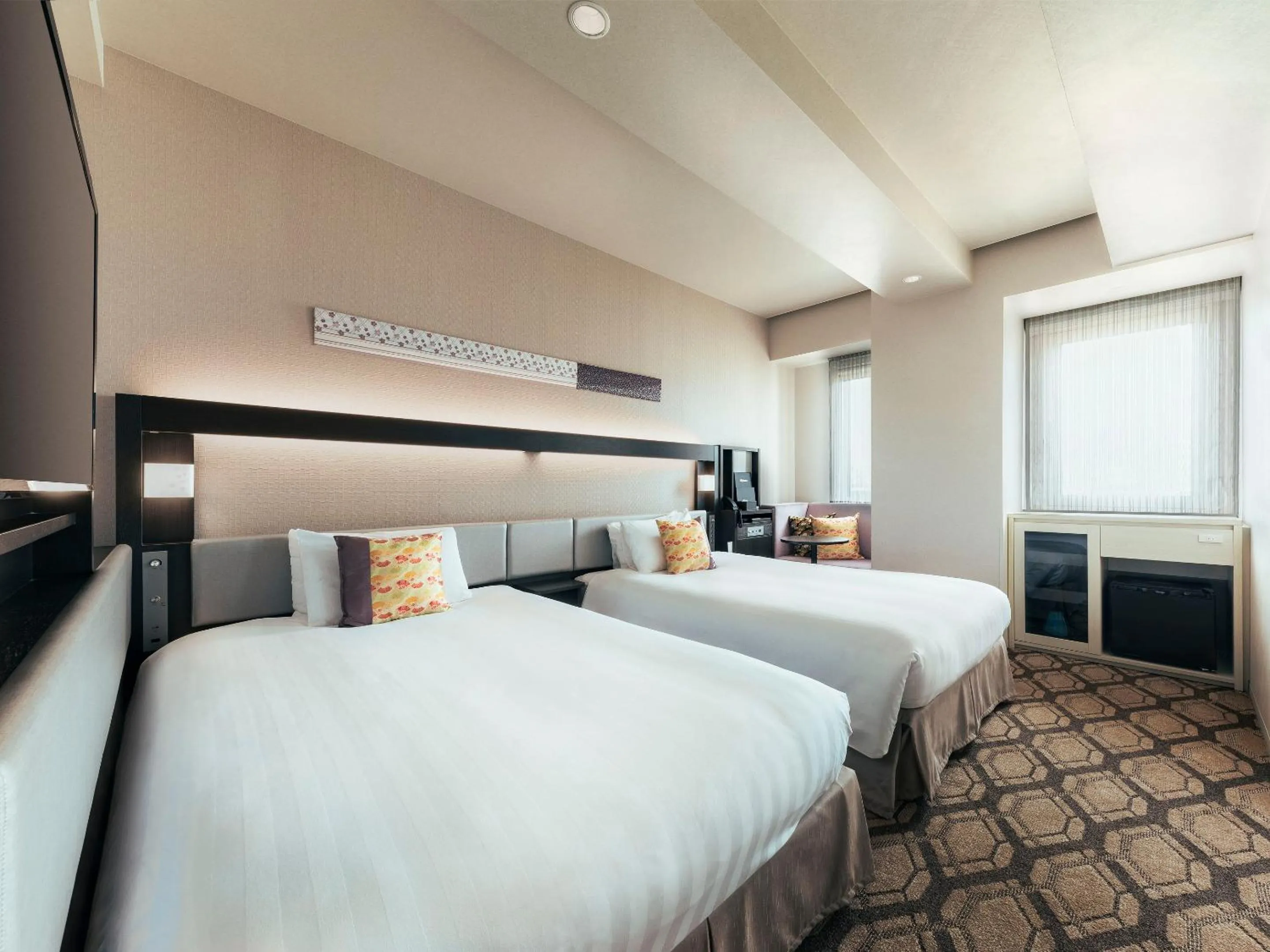 Bed in Hotel Hanshin Annex Osaka