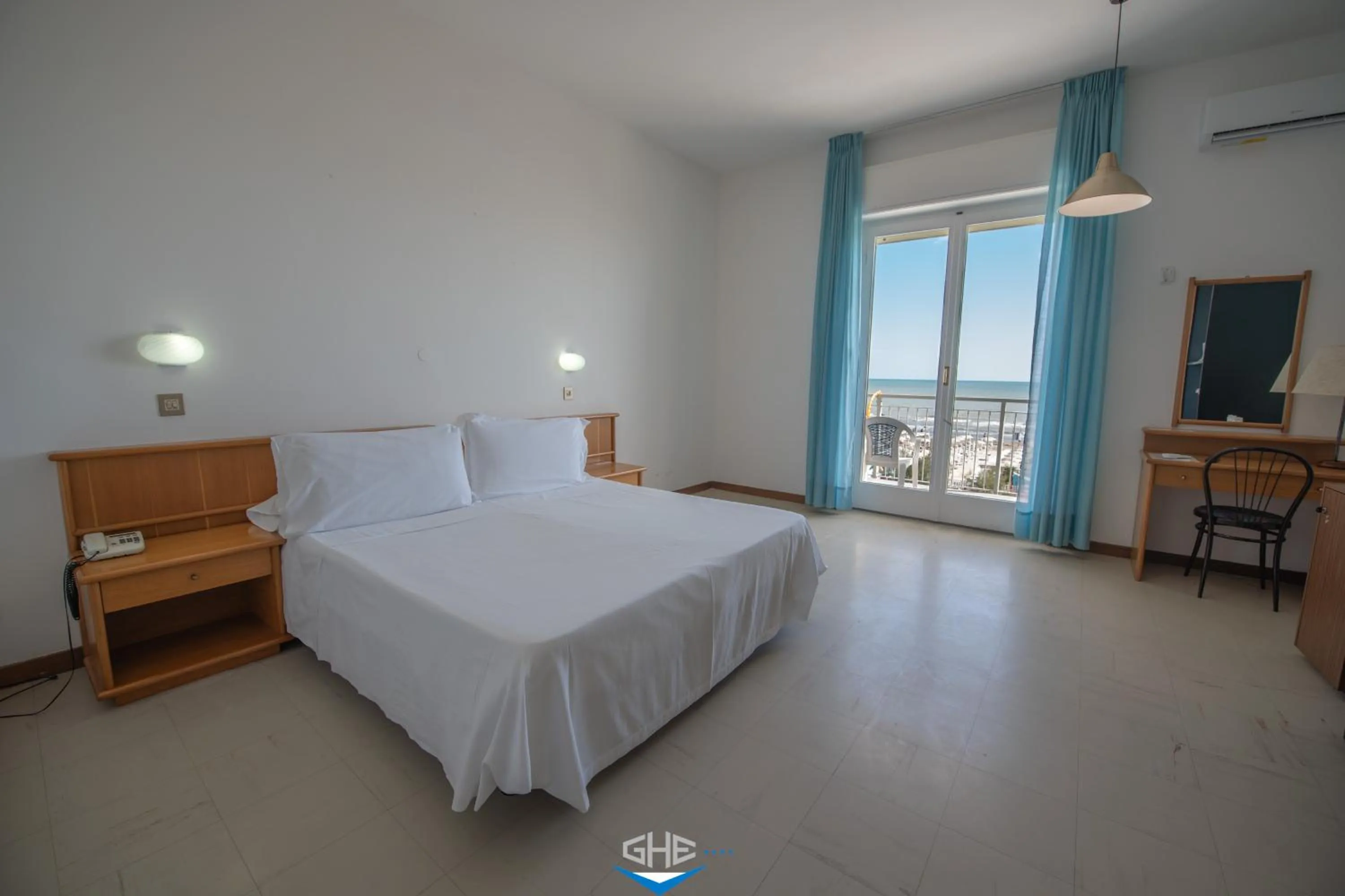 Bed in Grand Hotel Excelsior