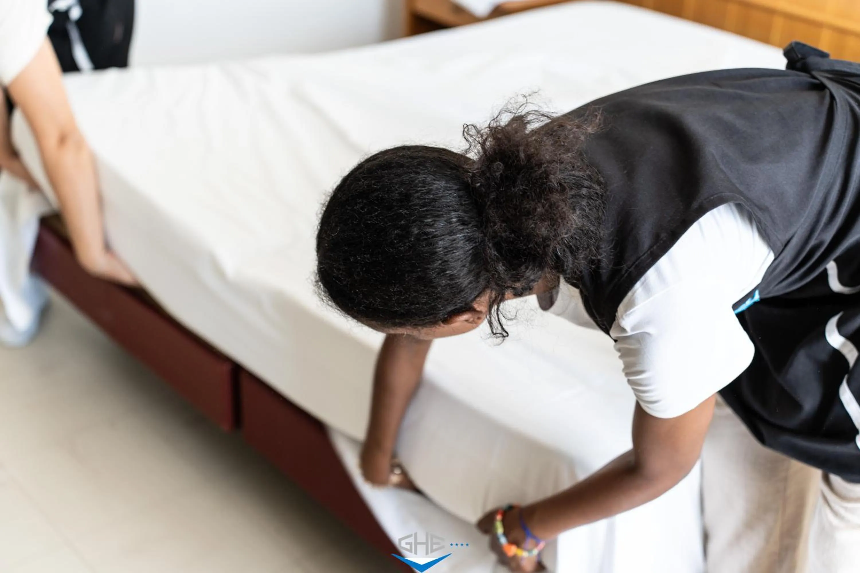 Bed in Grand Hotel Excelsior