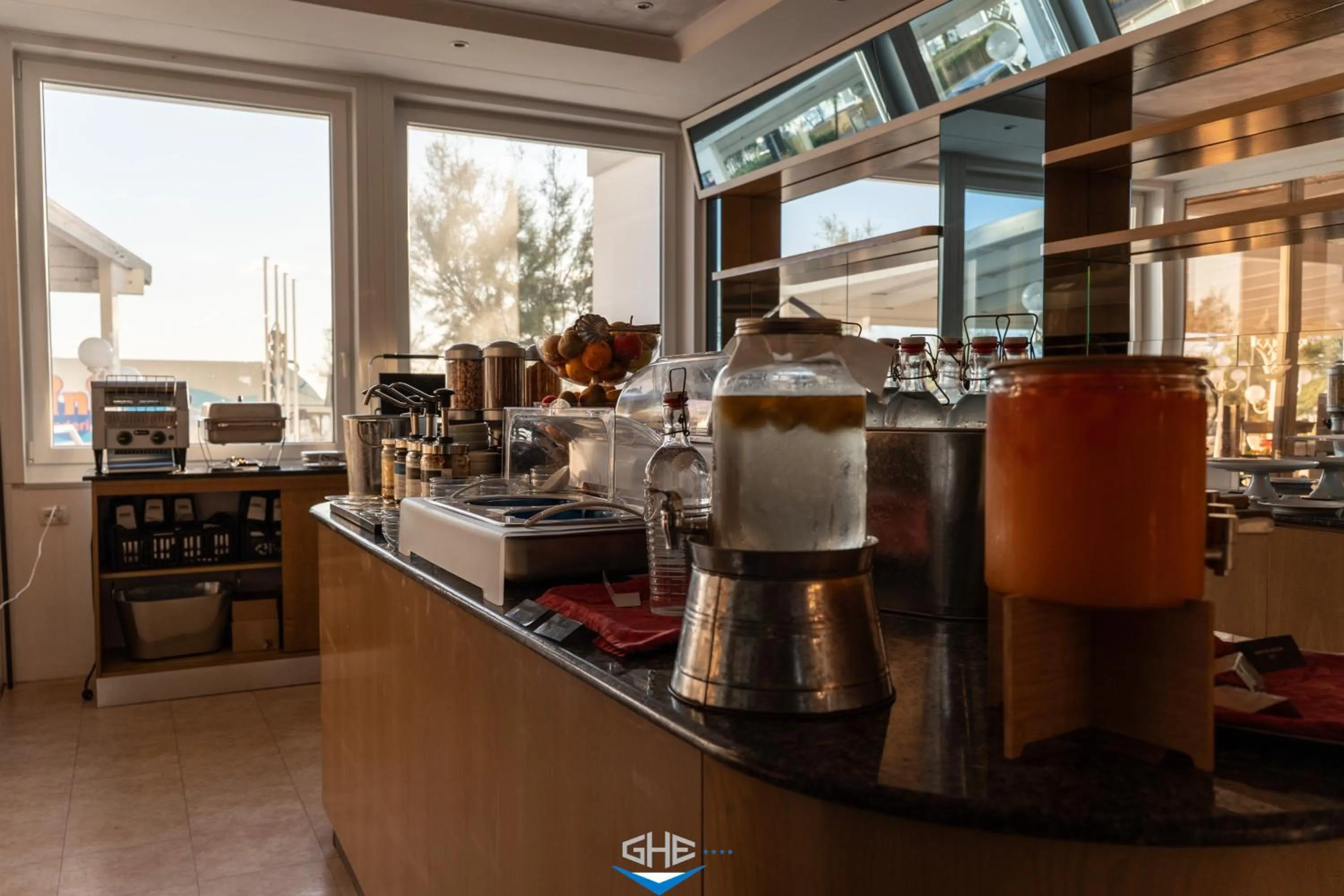 Buffet breakfast in Grand Hotel Excelsior