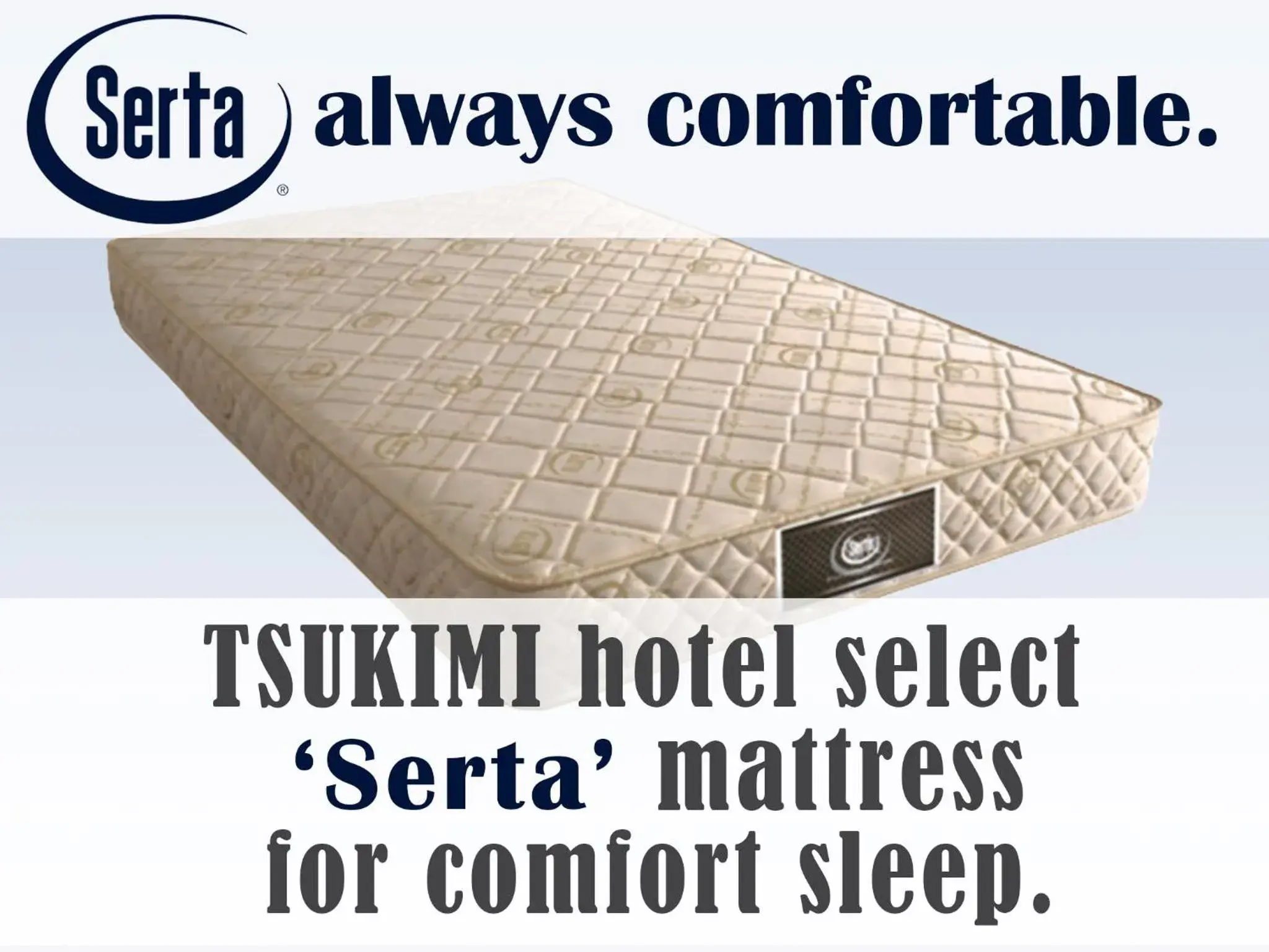 Bed in TSUKIMI HOTEL Bed in TSUKIMI HOTEL