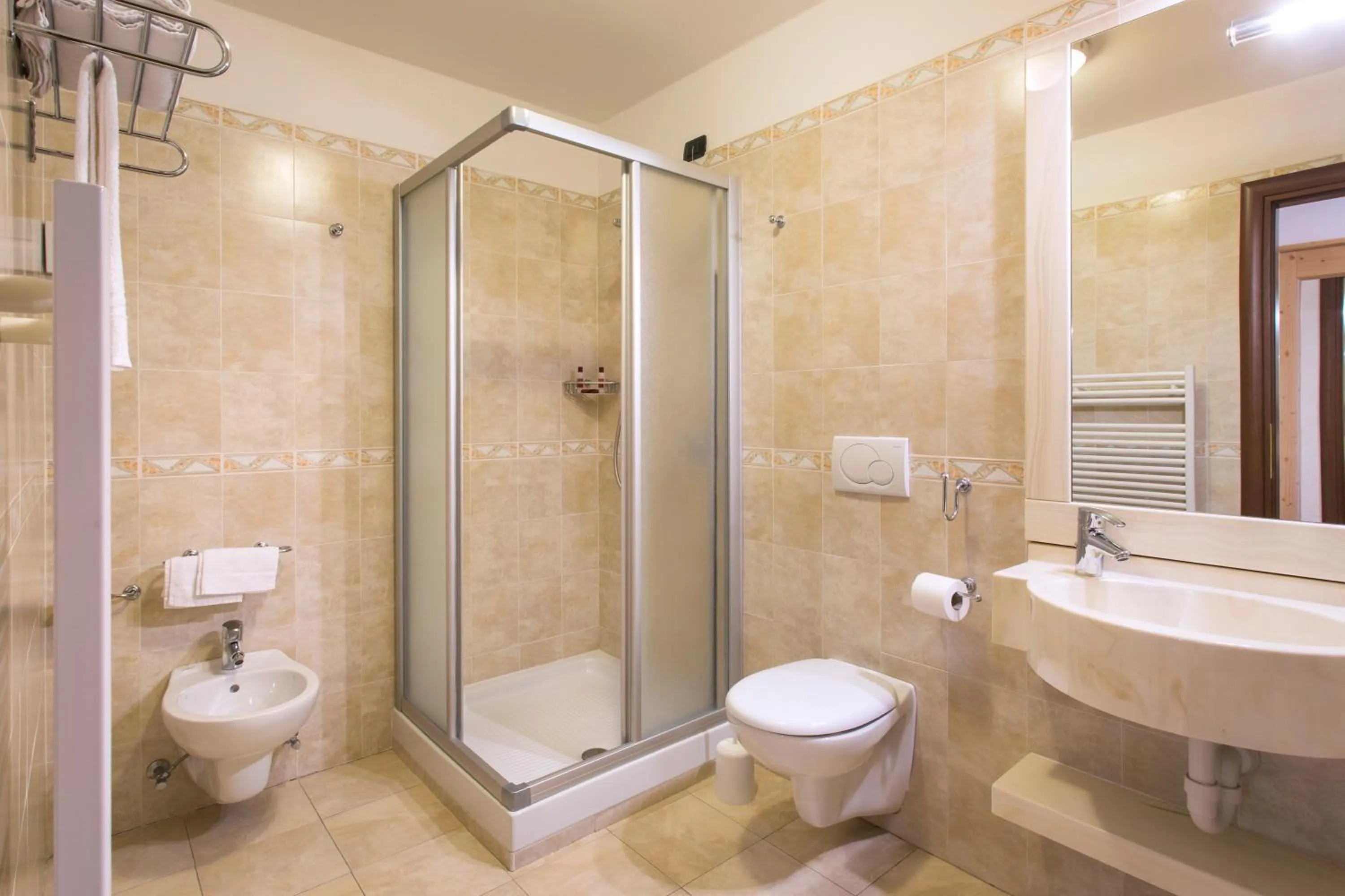 Shower in Hotel Stella Alpina