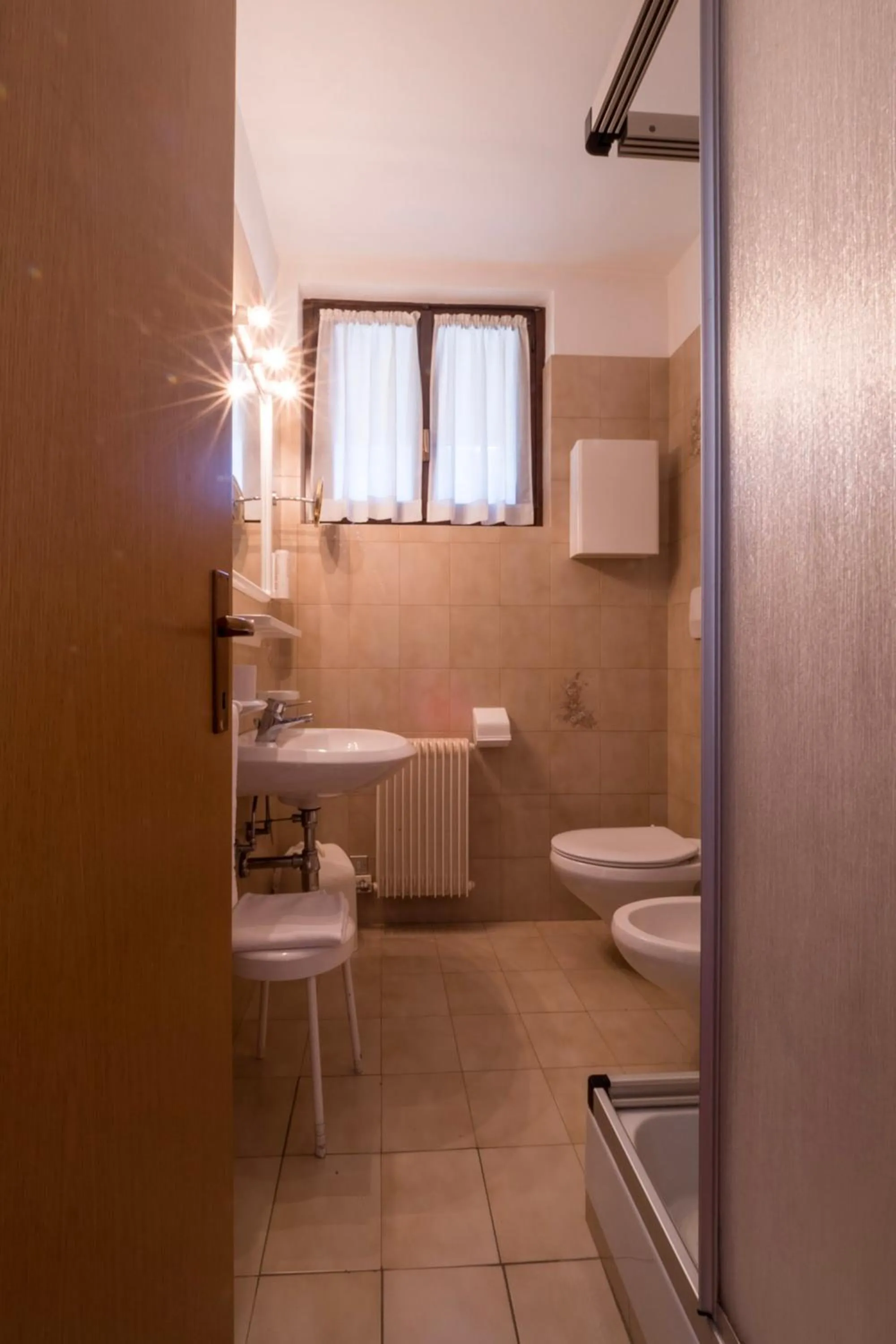 Bathroom in Hotel Ferrari