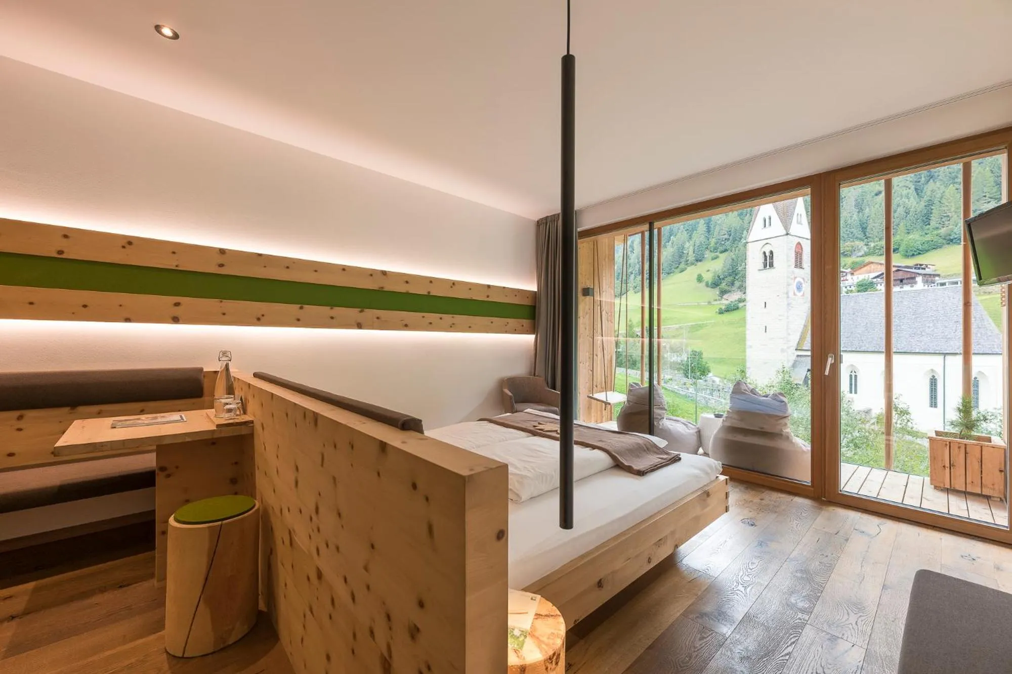 View (from property/room), Bed in Naturhotel Rainer