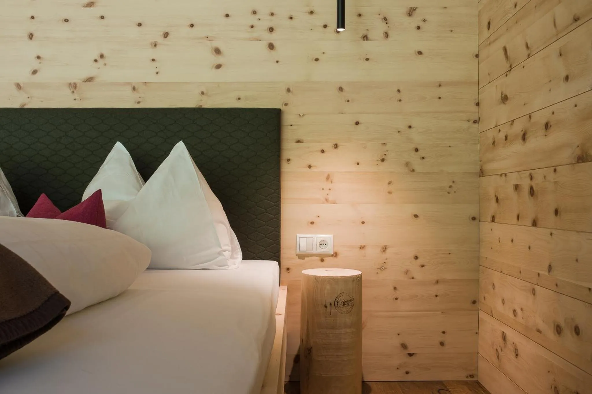 Decorative detail, Bed in Naturhotel Rainer