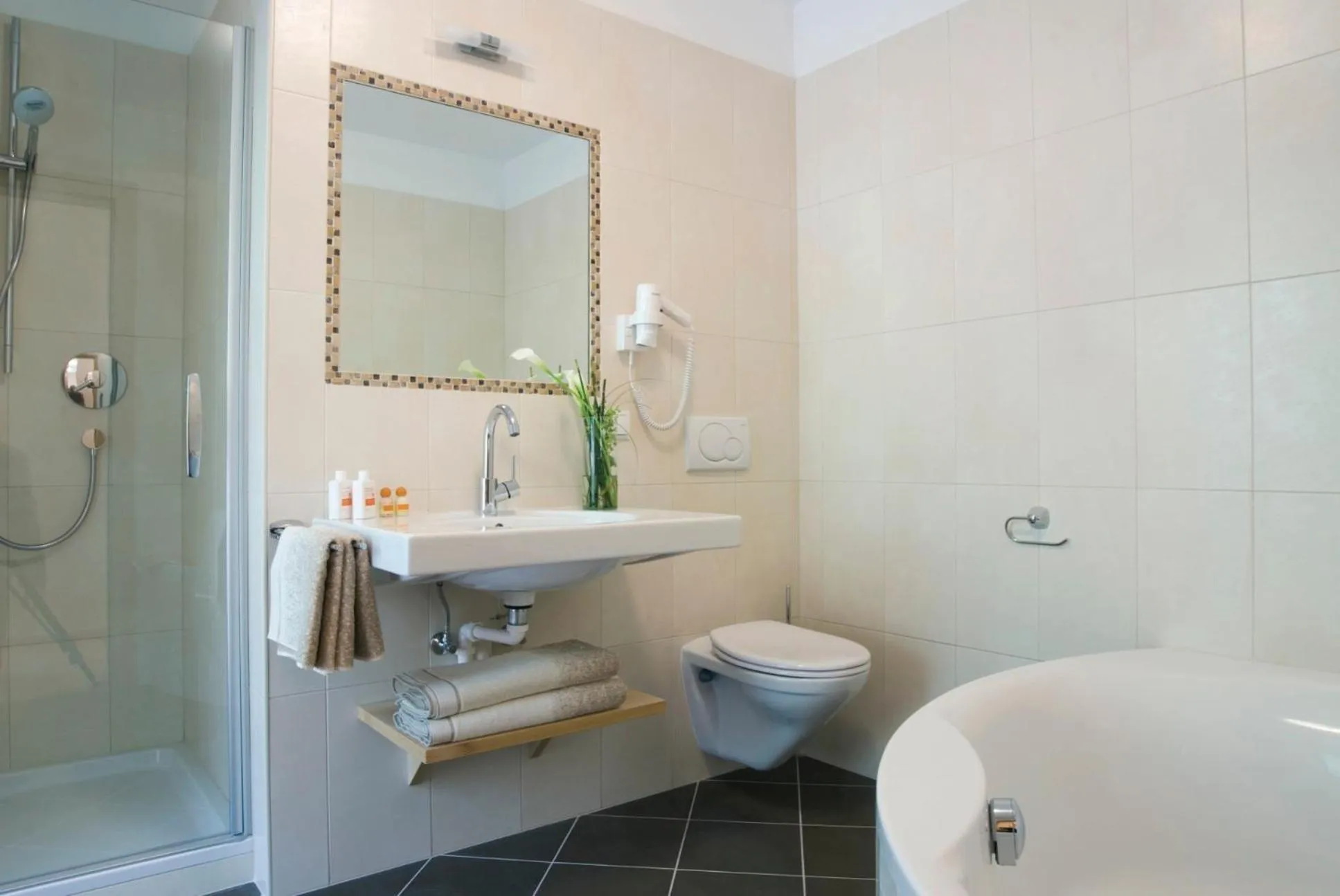 Bathroom in Naturhotel Rainer