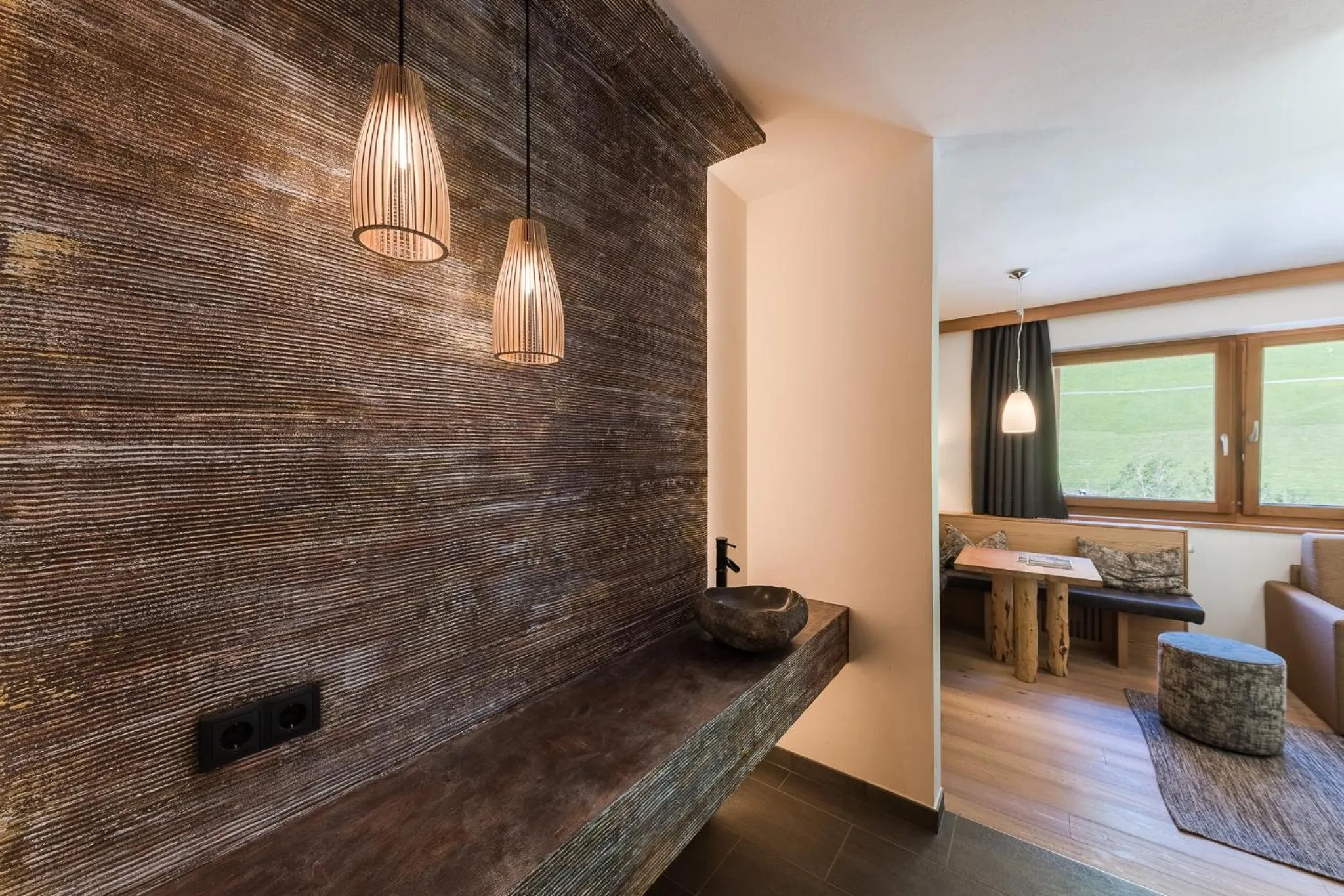 Decorative detail in Naturhotel Rainer