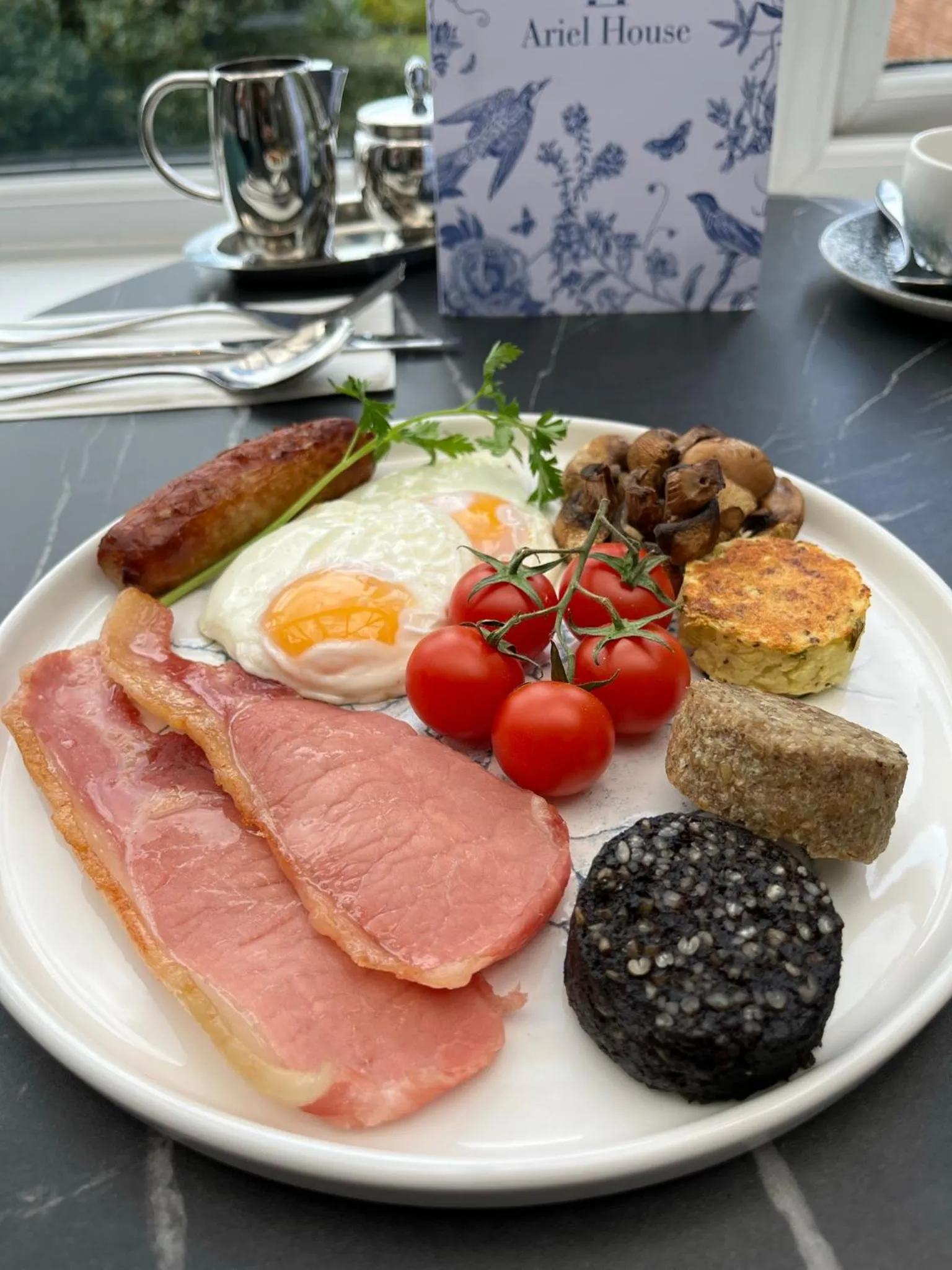 Dining area in Ariel House