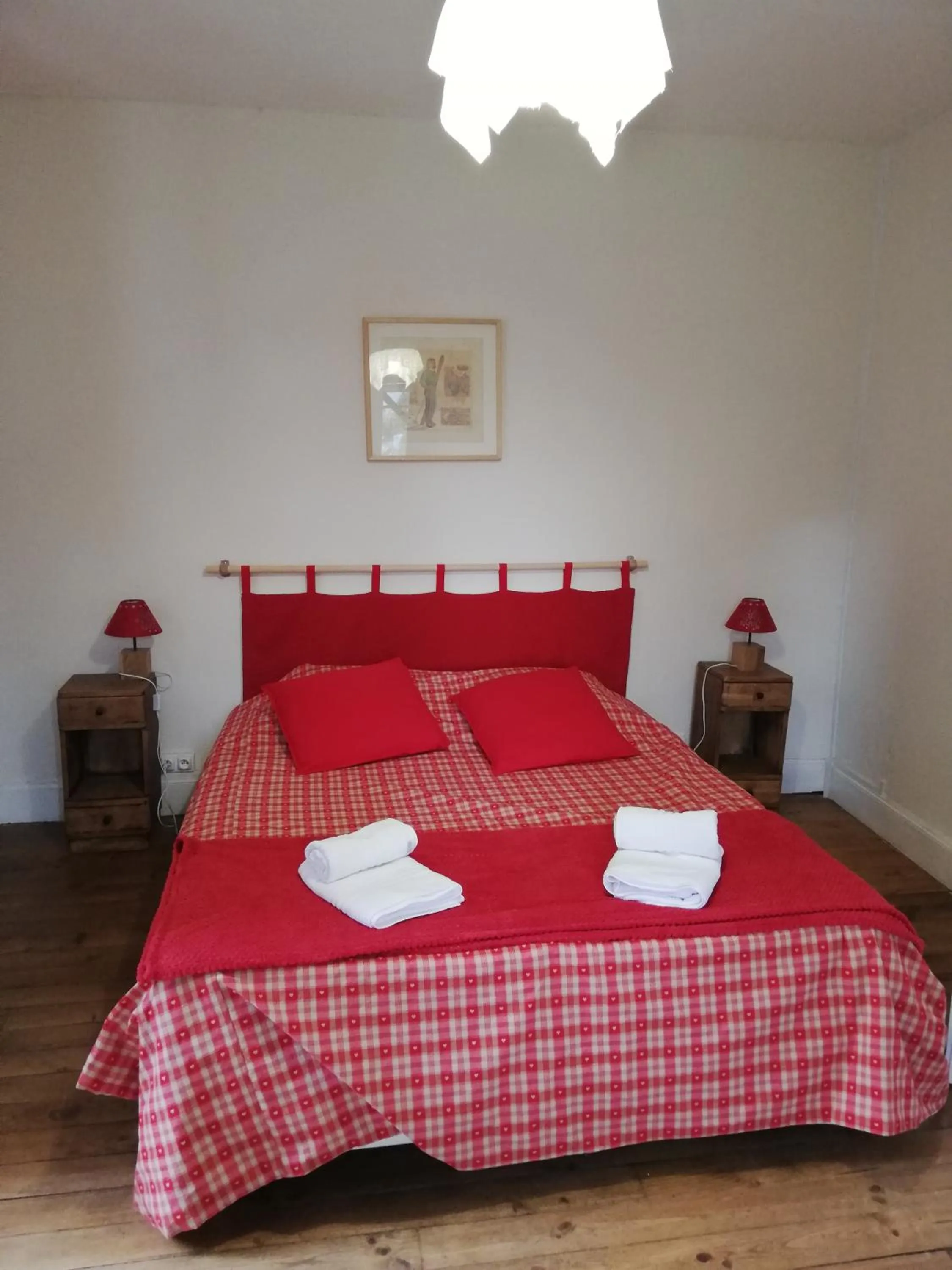 Bed in Le domaine des 3 marmottes Chambres d' hôtes