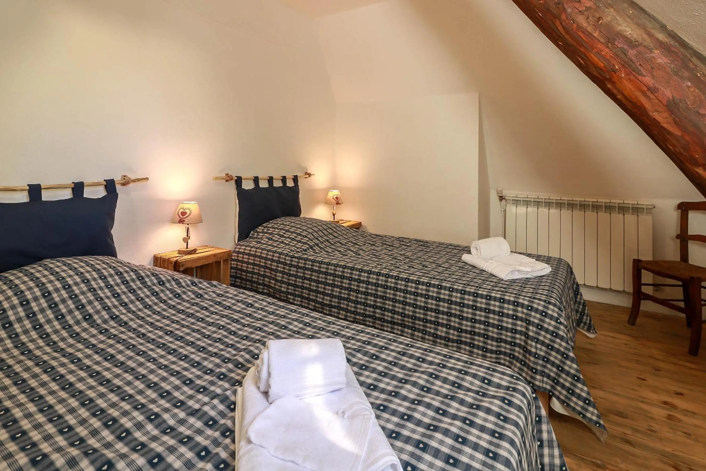 Bed in Le domaine des 3 marmottes Chambres d' hôtes