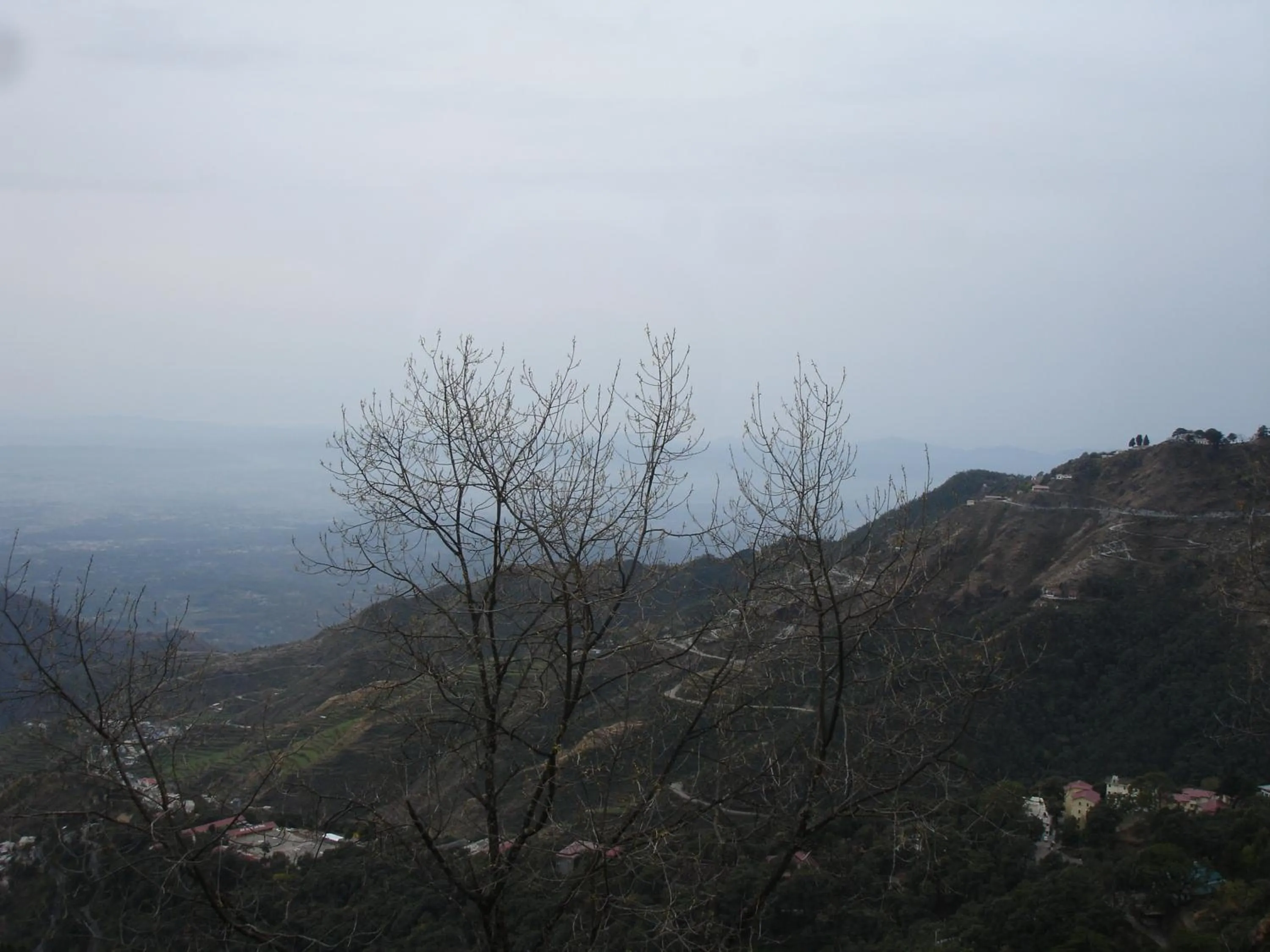 Mountain view in Honeymoon Inn Mussoorie
