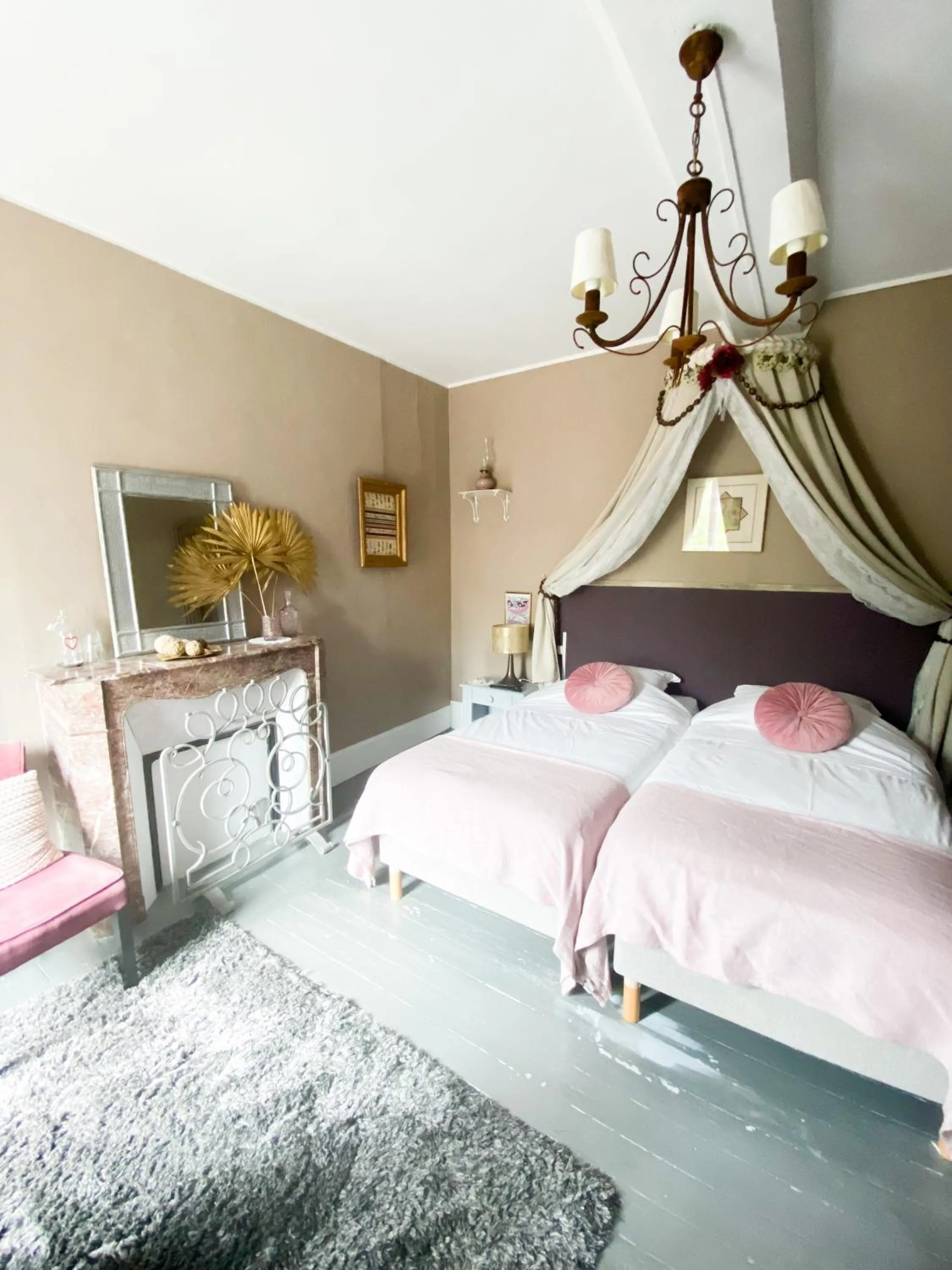Twin Room in Chambres D'Hôtes La Villa Aliénor