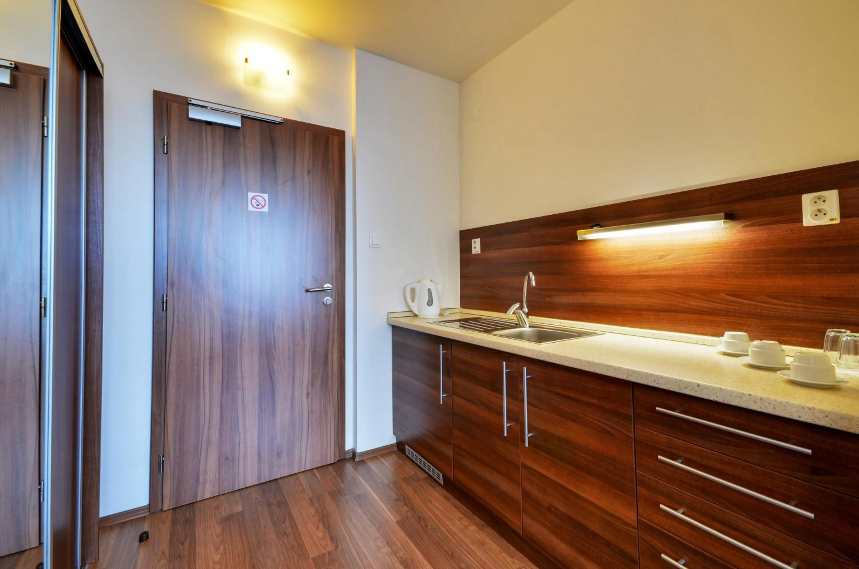 Kitchen or kitchenette in Hotel Klar