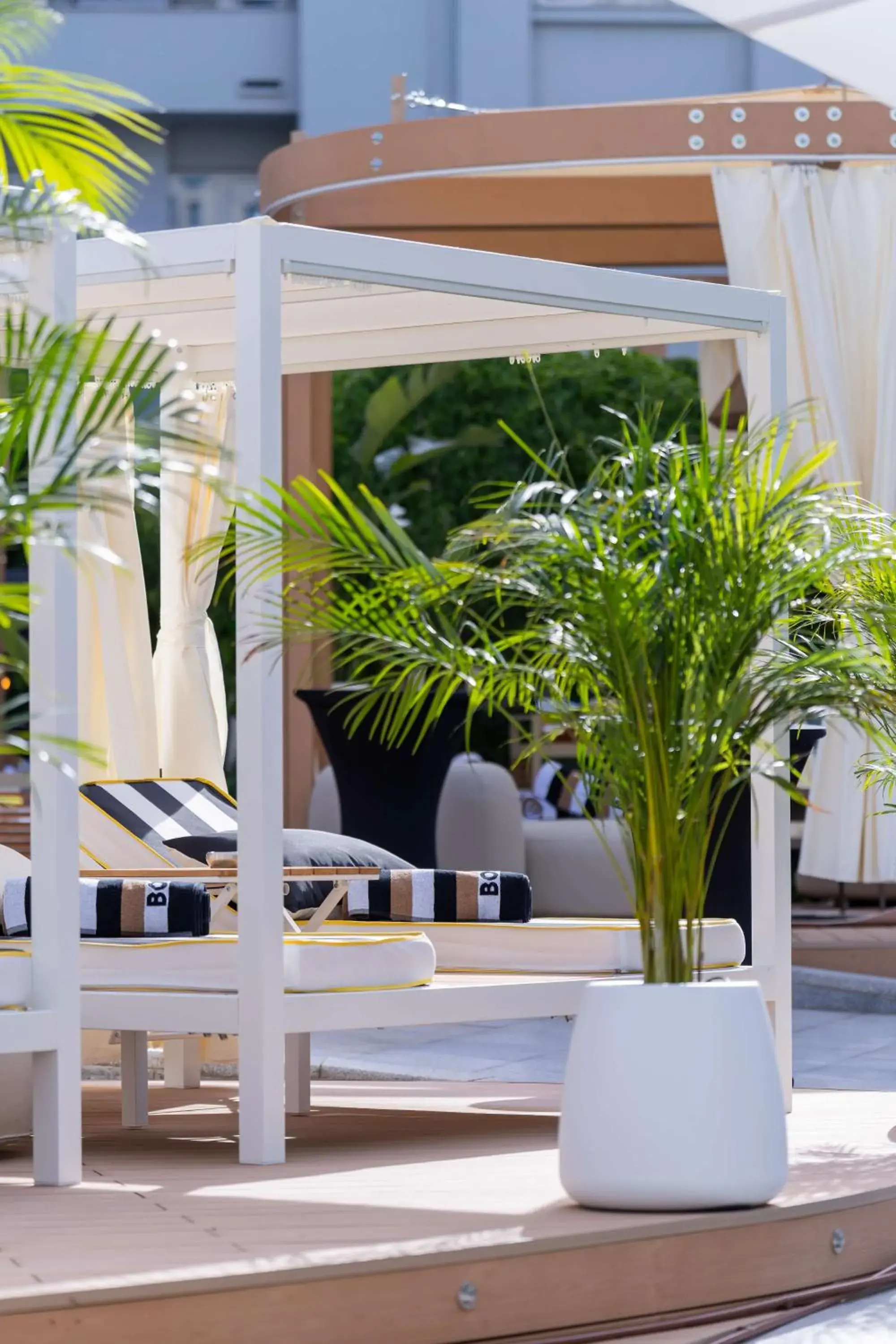 Pool view in Radisson Blu Hotel Bucharest Pool view in Radisson Blu Hotel Bucharest