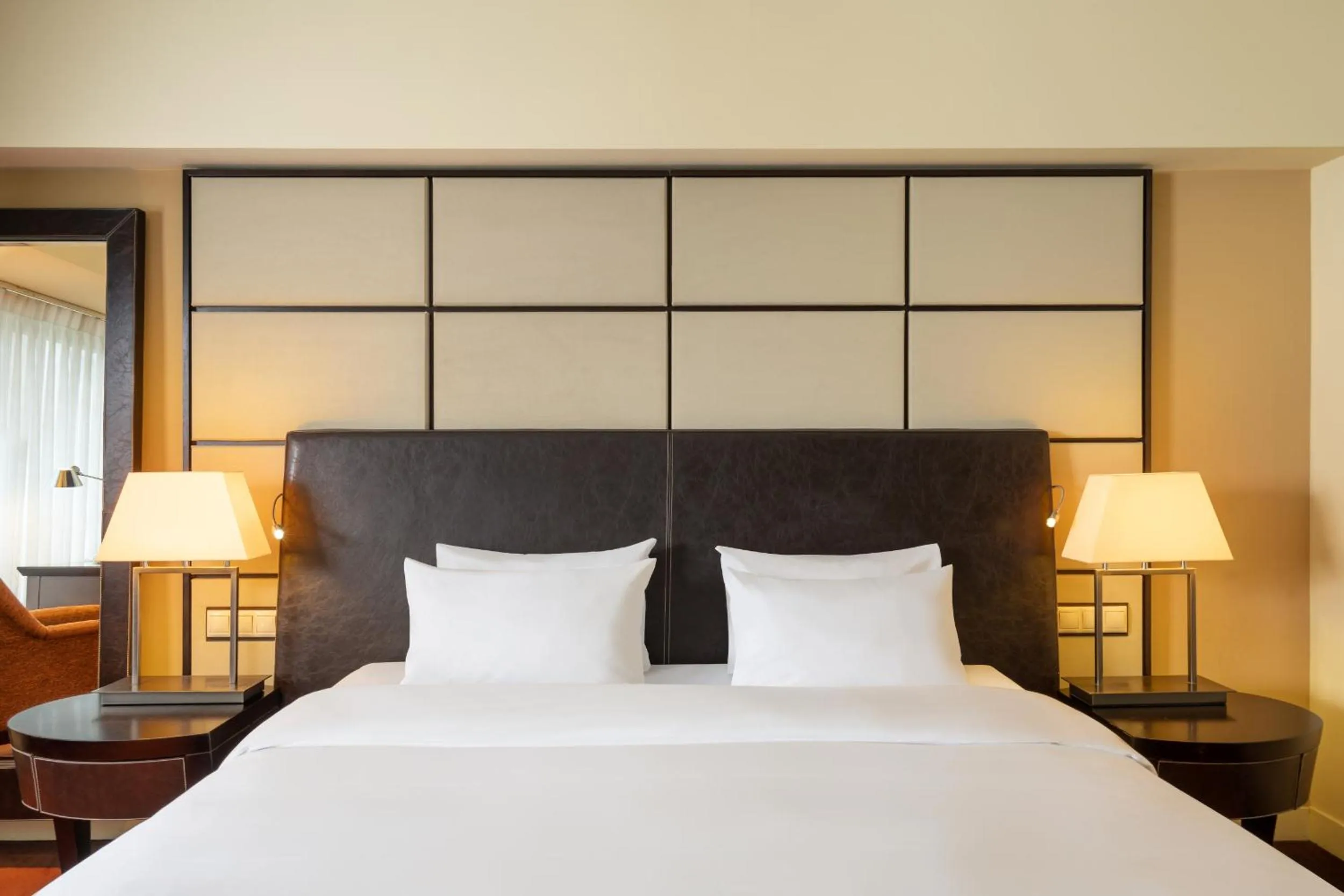 Bed in Radisson Blu Hotel Bucharest