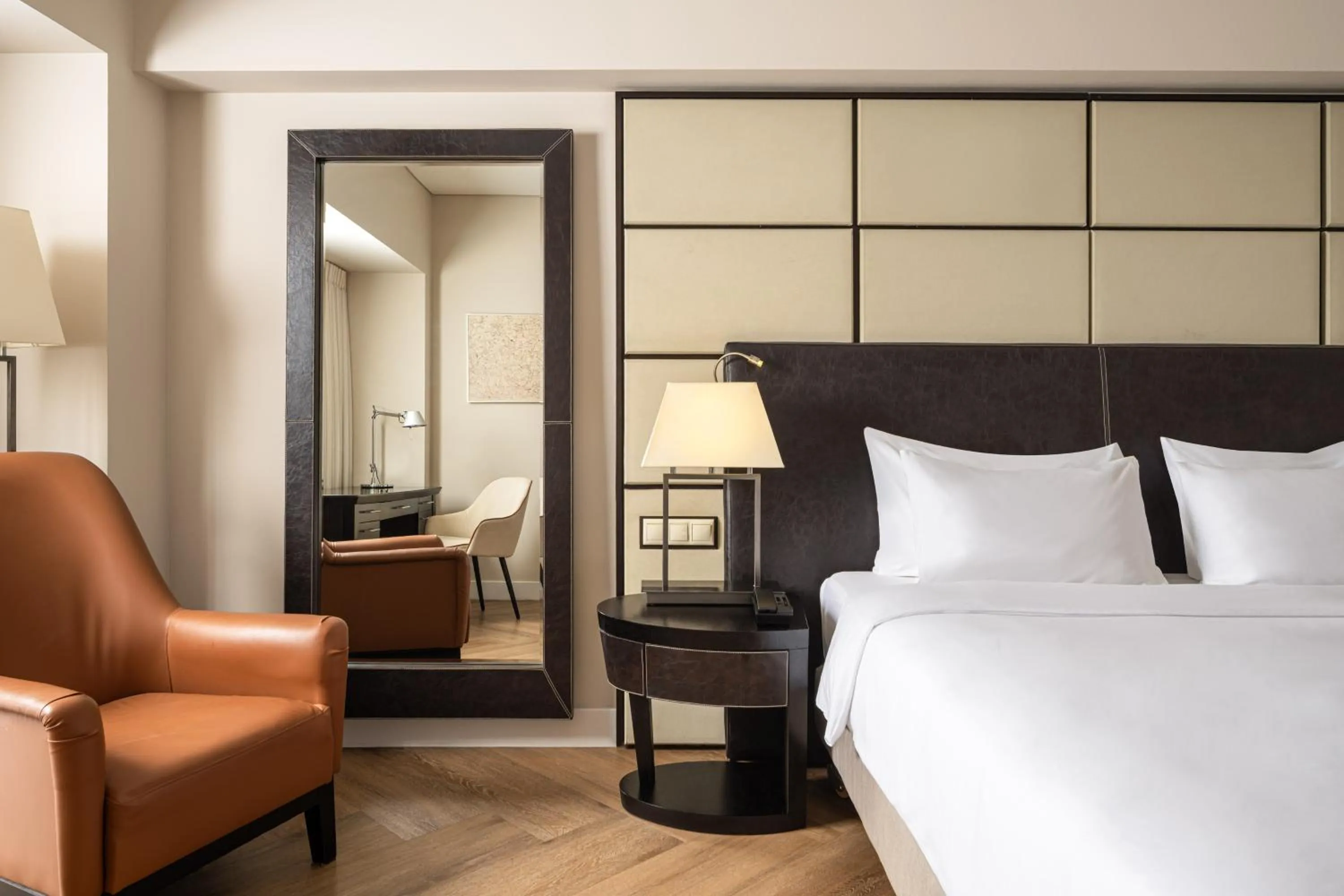 View (from property/room), Bed in Radisson Blu Hotel Bucharest