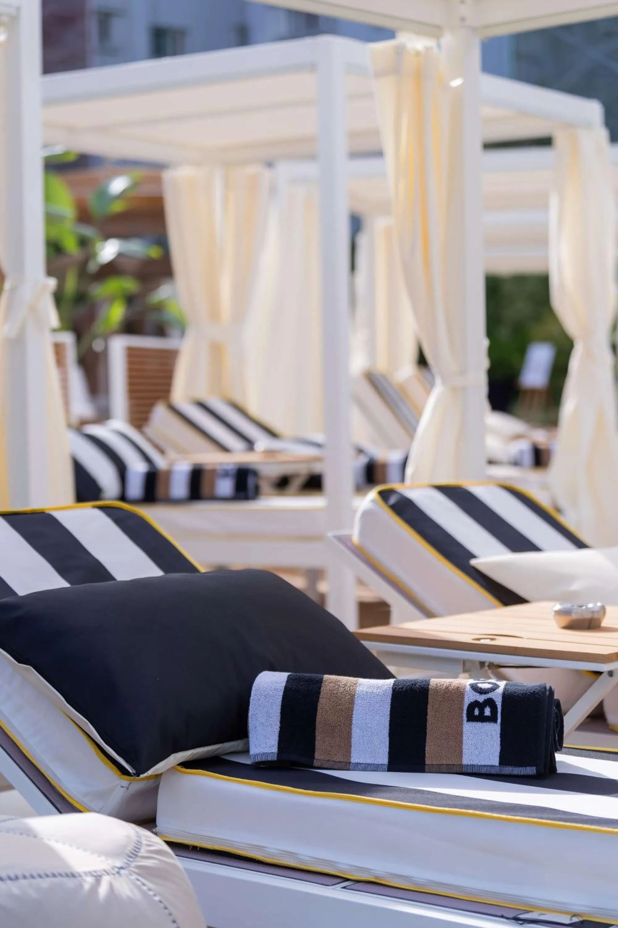 Pool view in Radisson Blu Hotel Bucharest