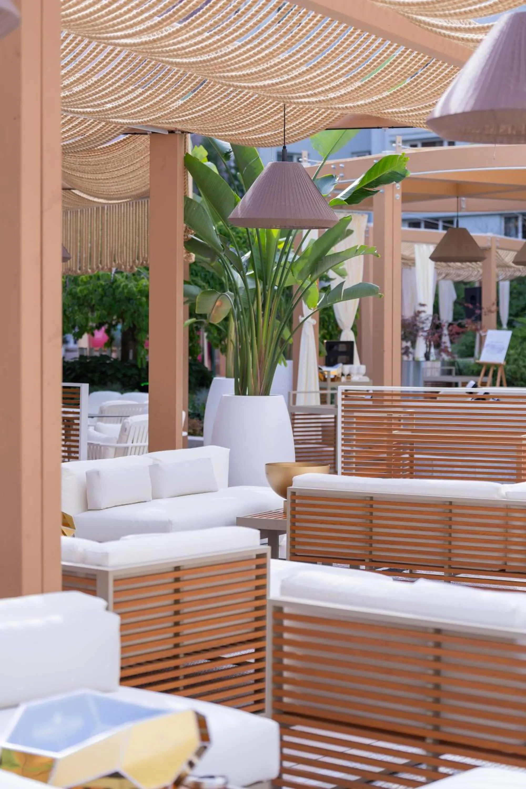 Pool view in Radisson Blu Hotel Bucharest