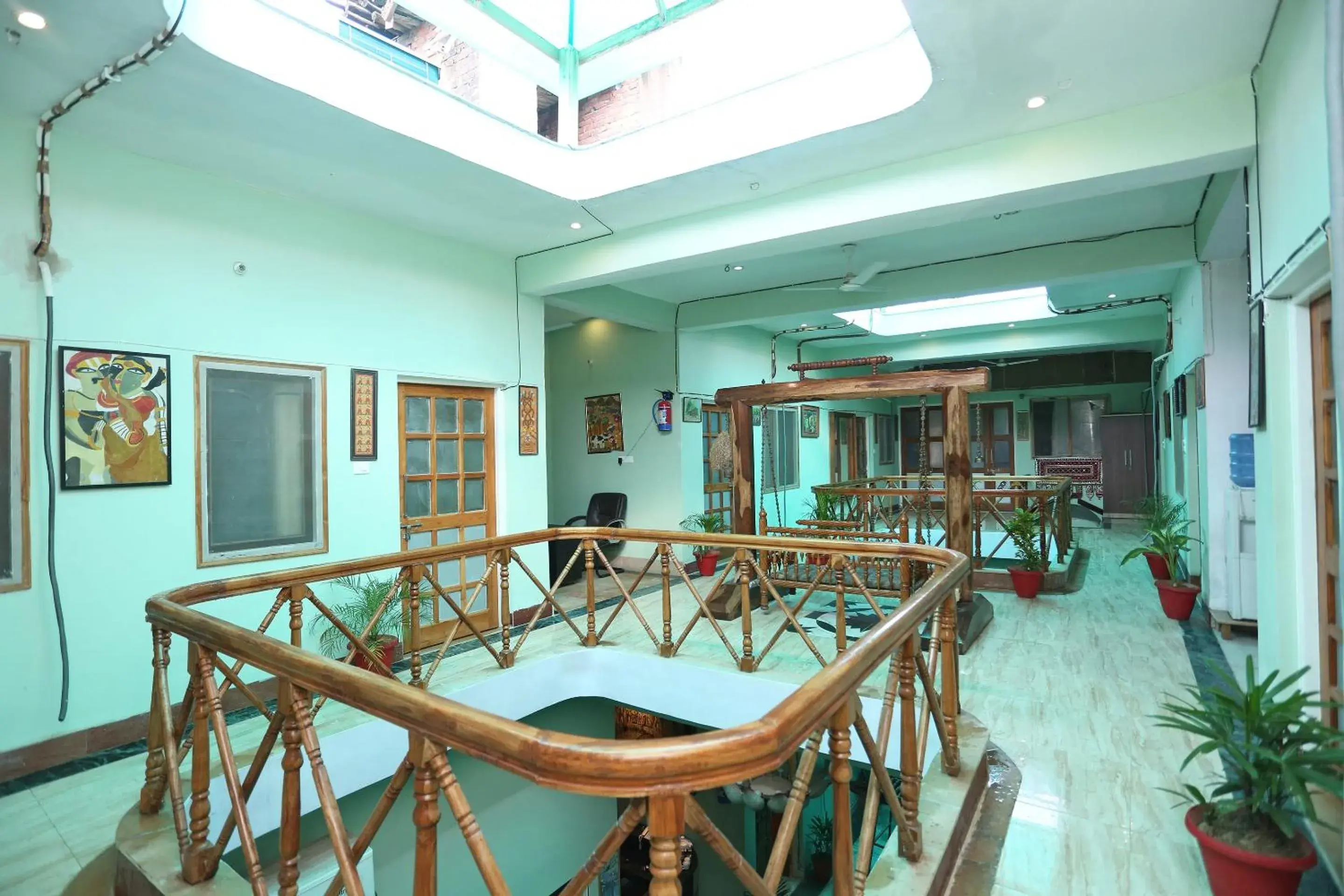 Lobby or reception in Super Collection-O Sara Grand Near Ram Manohar Lohia hospital Lobby or reception in Super Collection-O Sara Grand Near Ram Manohar Lohia hospital