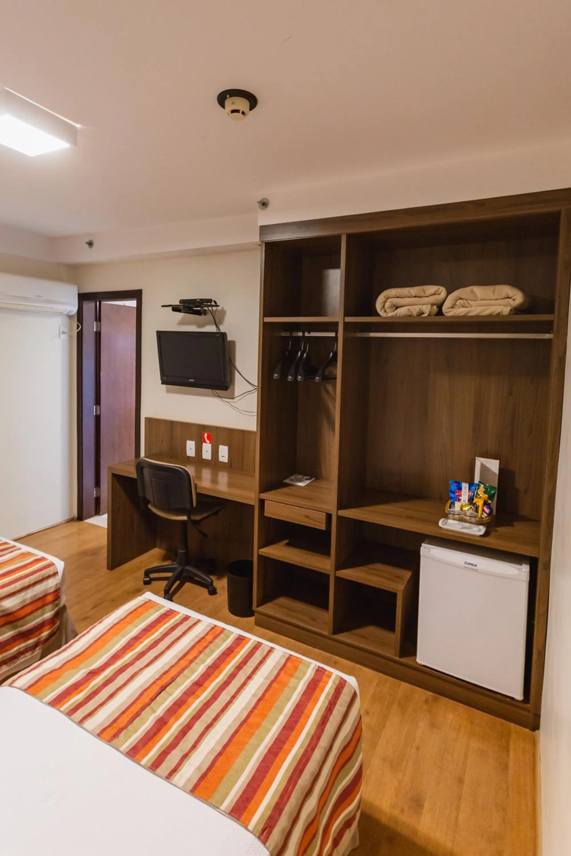 Bedroom, Bed in JR Hotel Ribeirão Preto