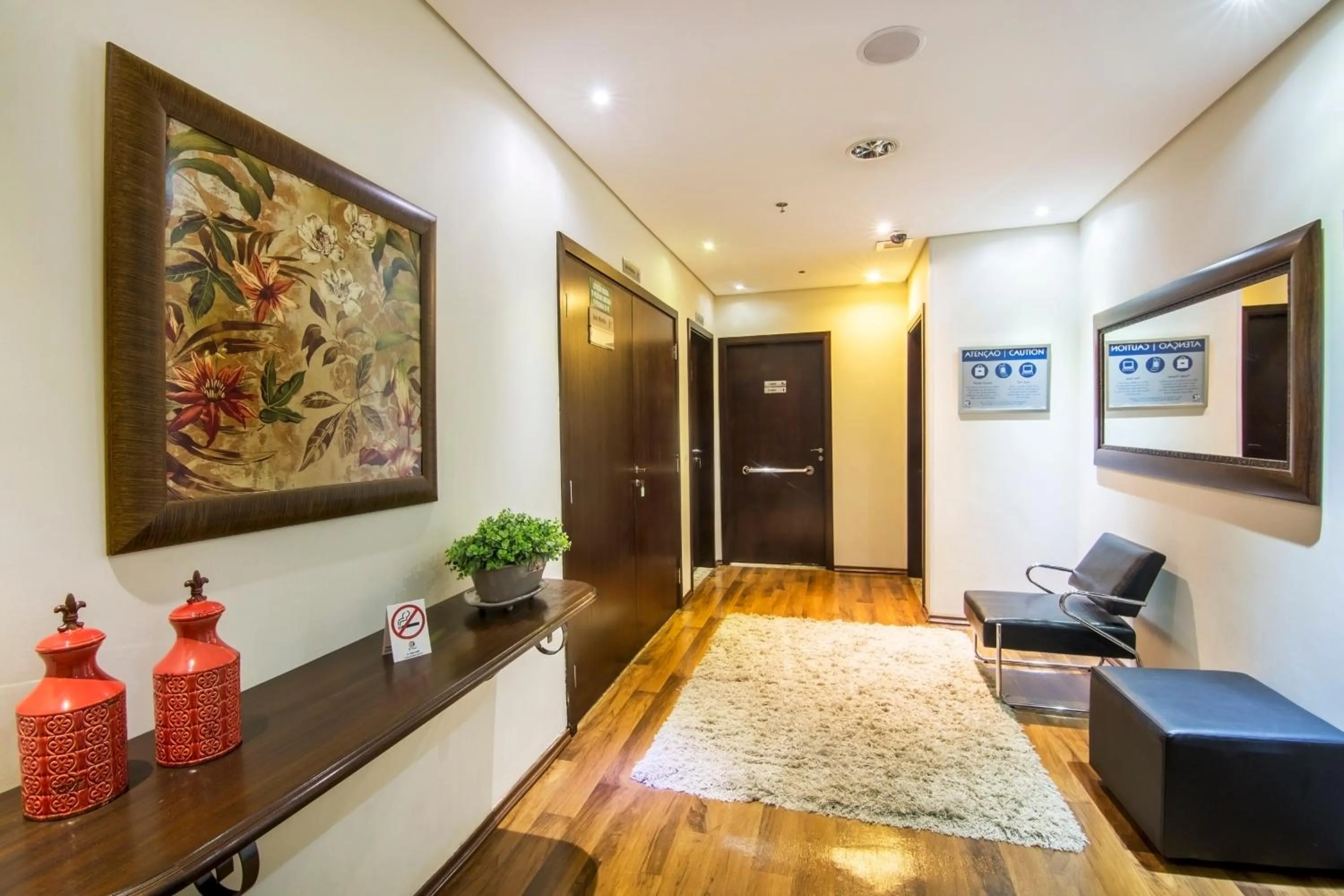 Seating area in JR Hotel Ribeirão Preto