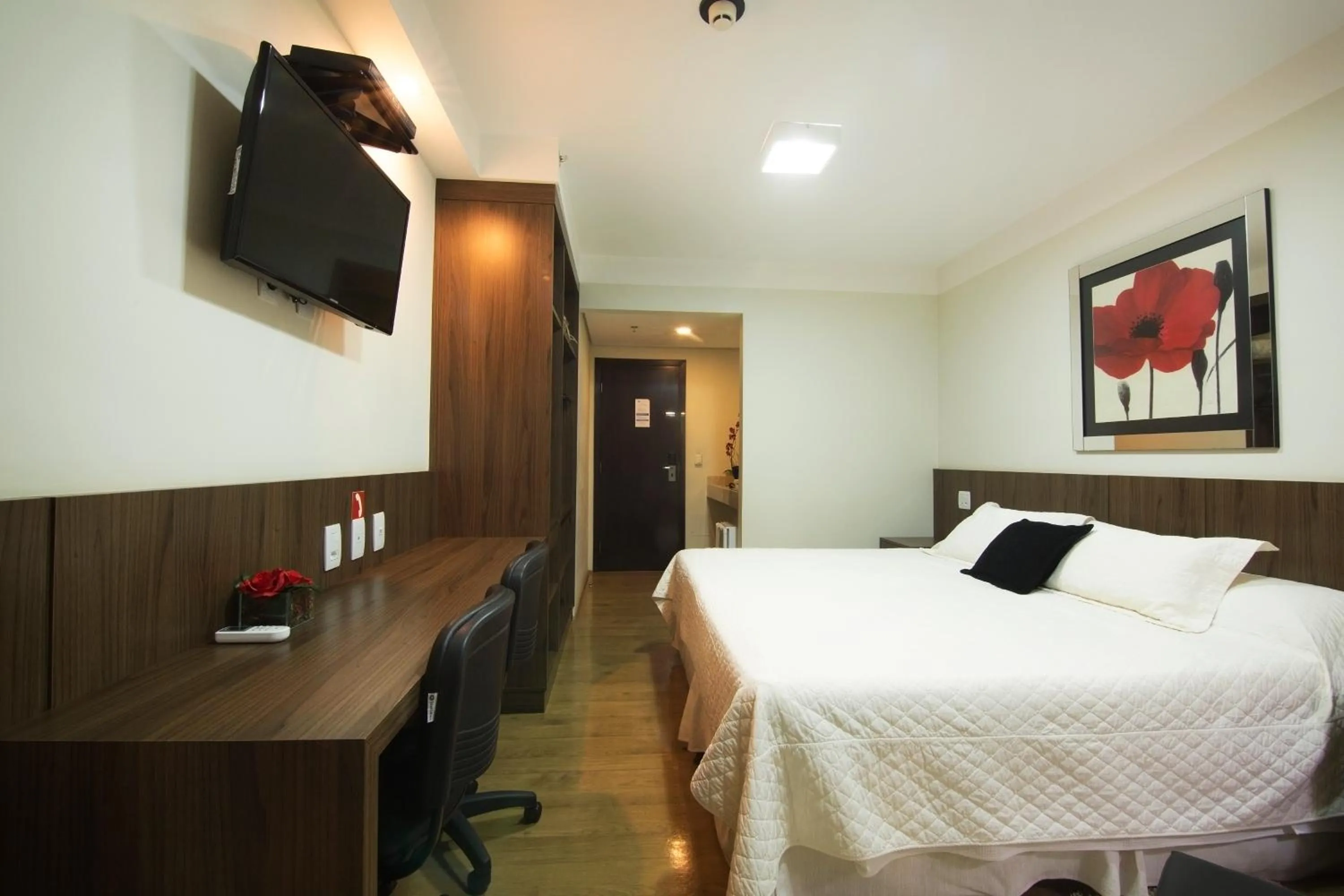 Bed in JR Hotel Ribeirão Preto