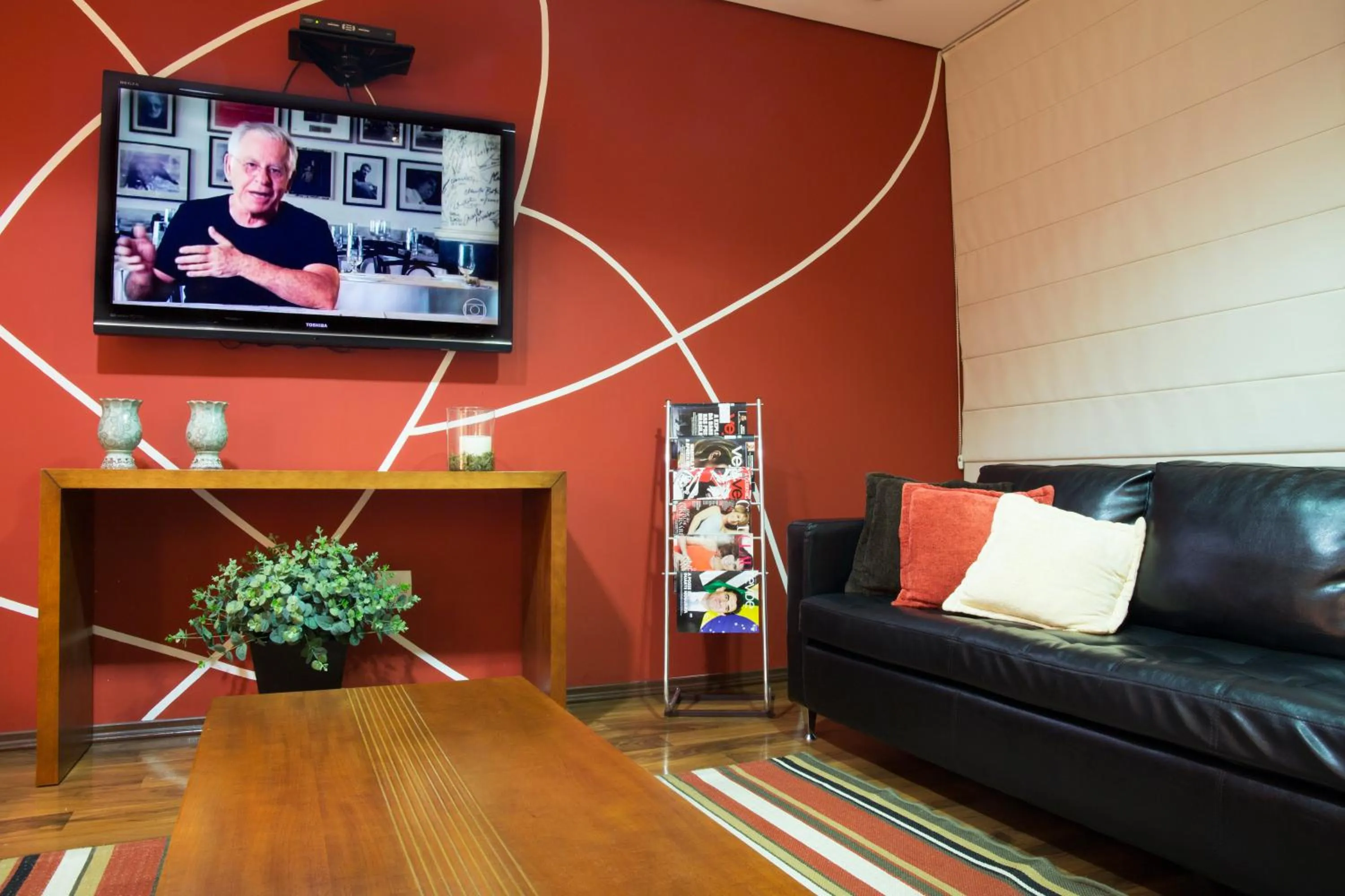 Decorative detail in JR Hotel Ribeirão Preto