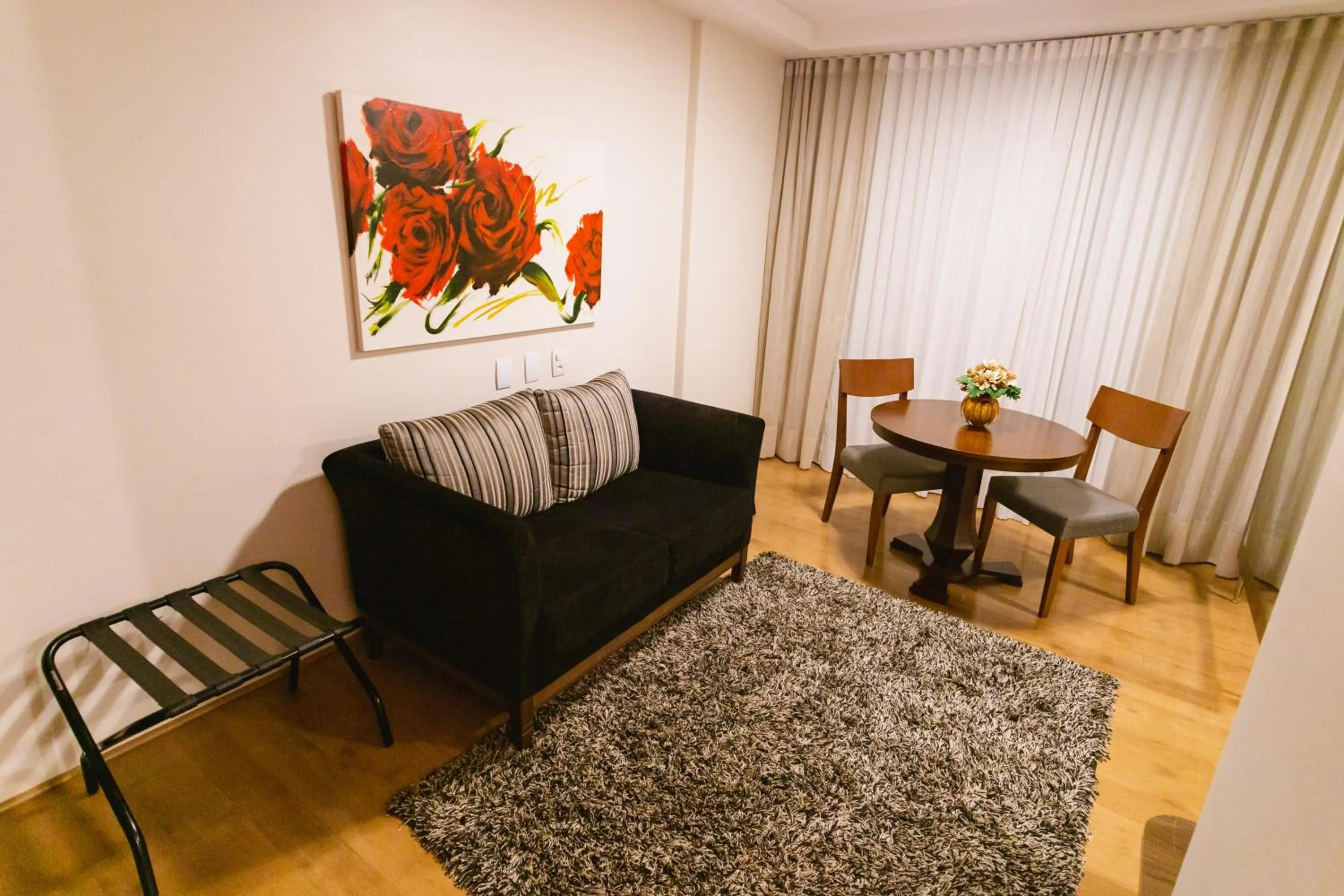 Living room in JR Hotel Ribeirão Preto