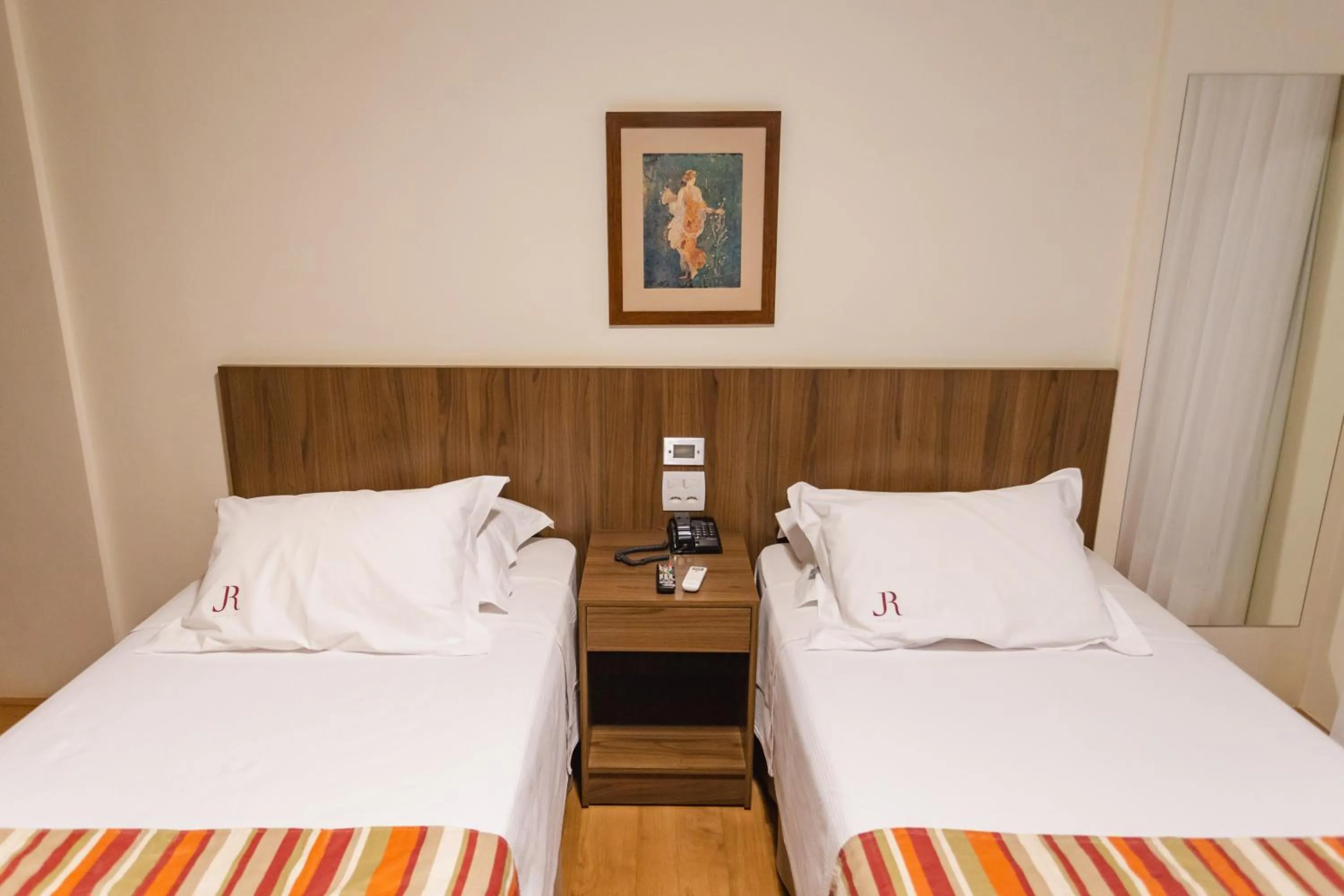 Bed in JR Hotel Ribeirão Preto