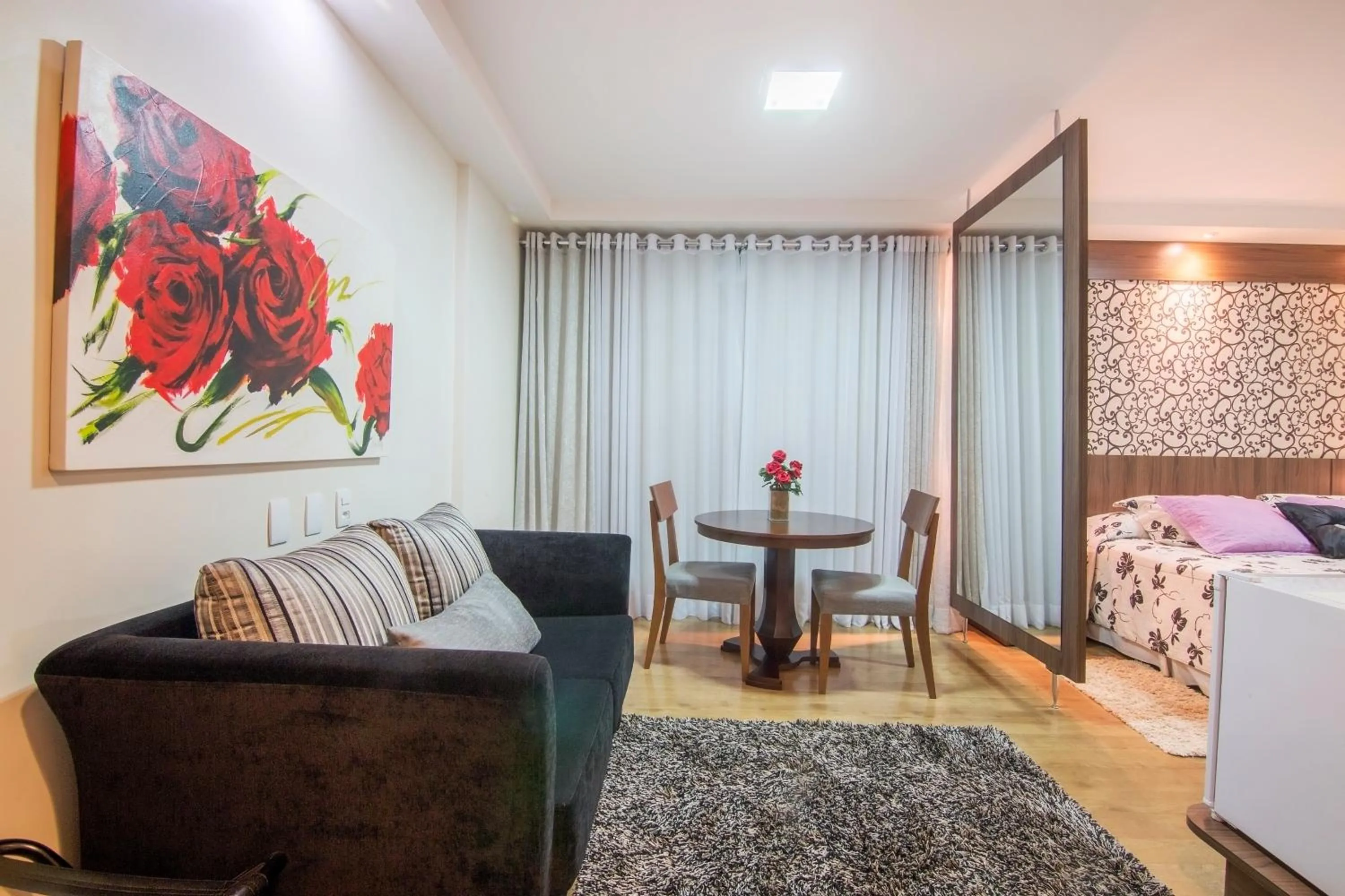 Living room in JR Hotel Ribeirão Preto