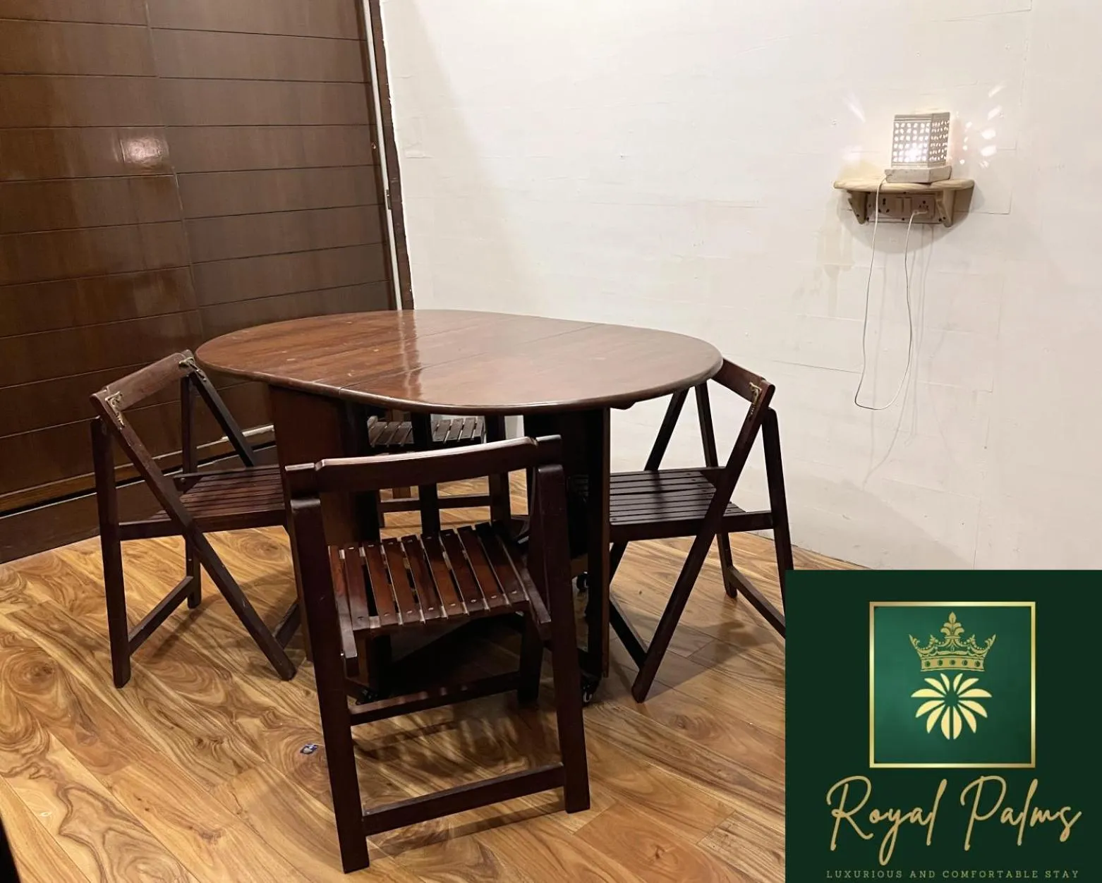 Dining area in Royal Palms Luxury Service Apartment