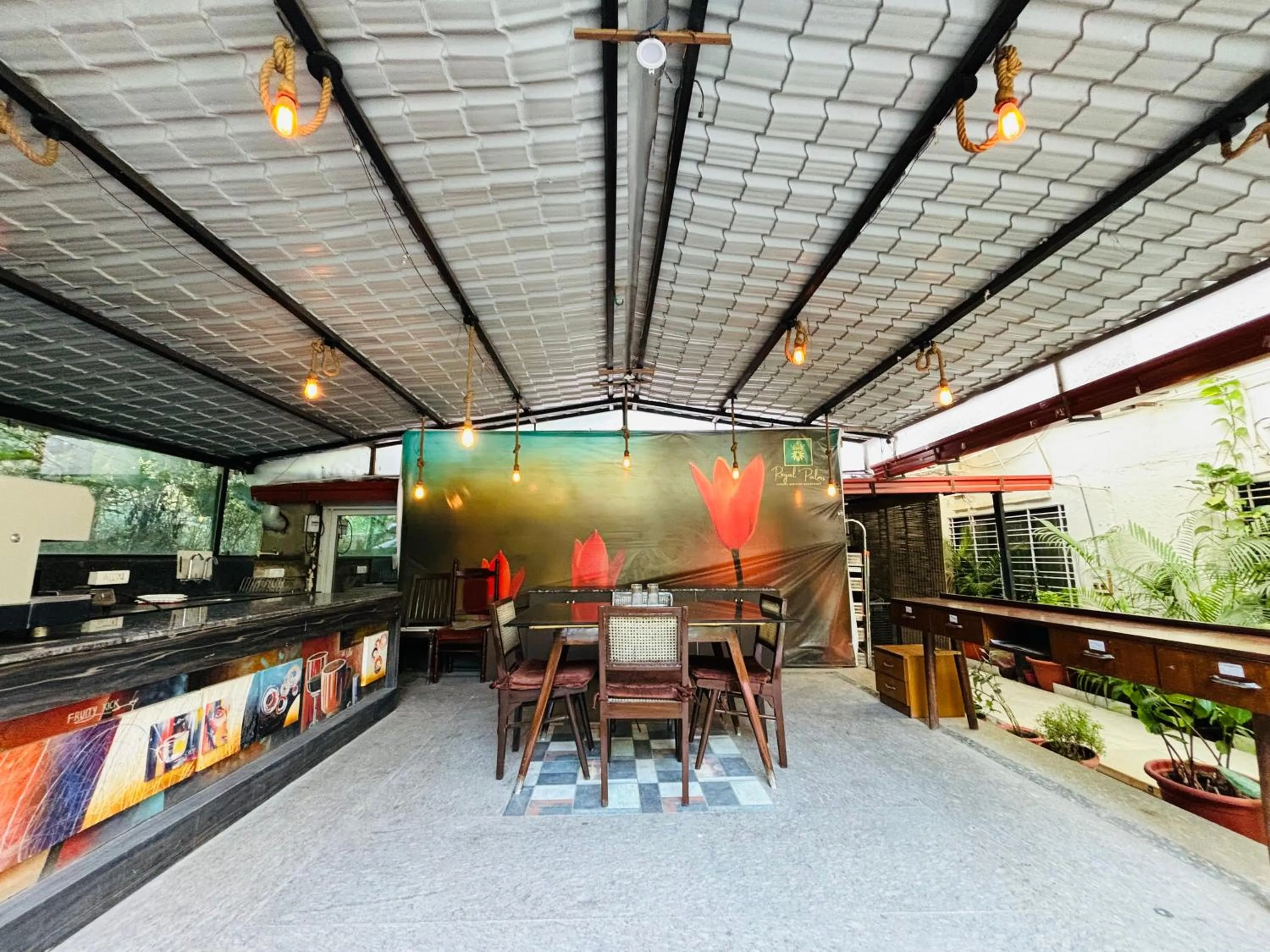 Patio in Royal Palms Luxury Service Apartment