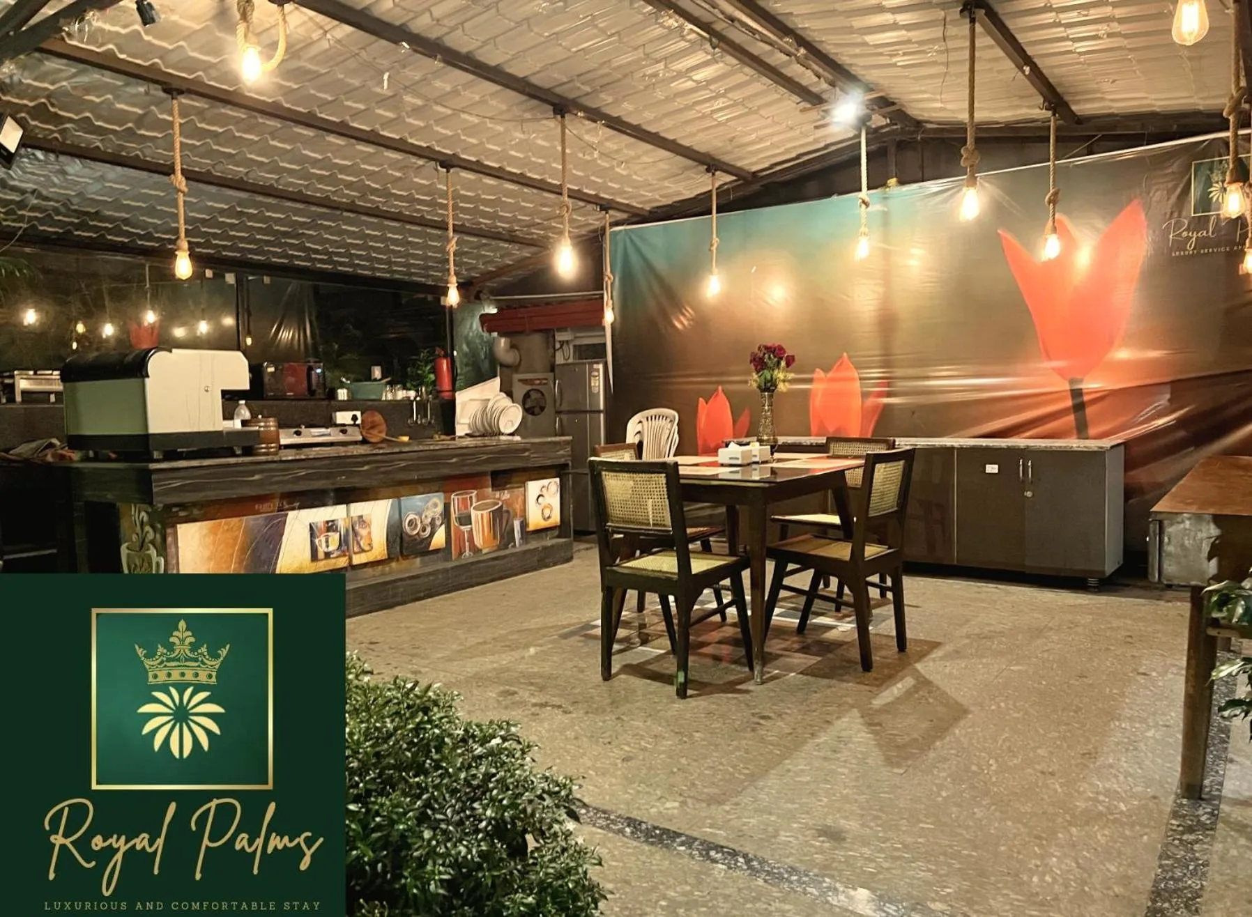 Patio in Royal Palms Luxury Service Apartment